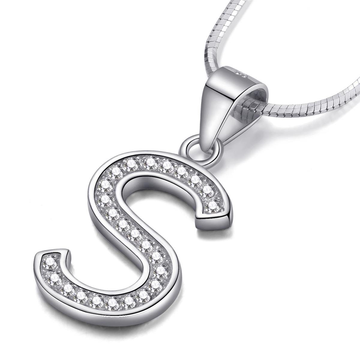 Morella Kette mit Anhänger Buchstabenkette Halskette günstig online kaufen