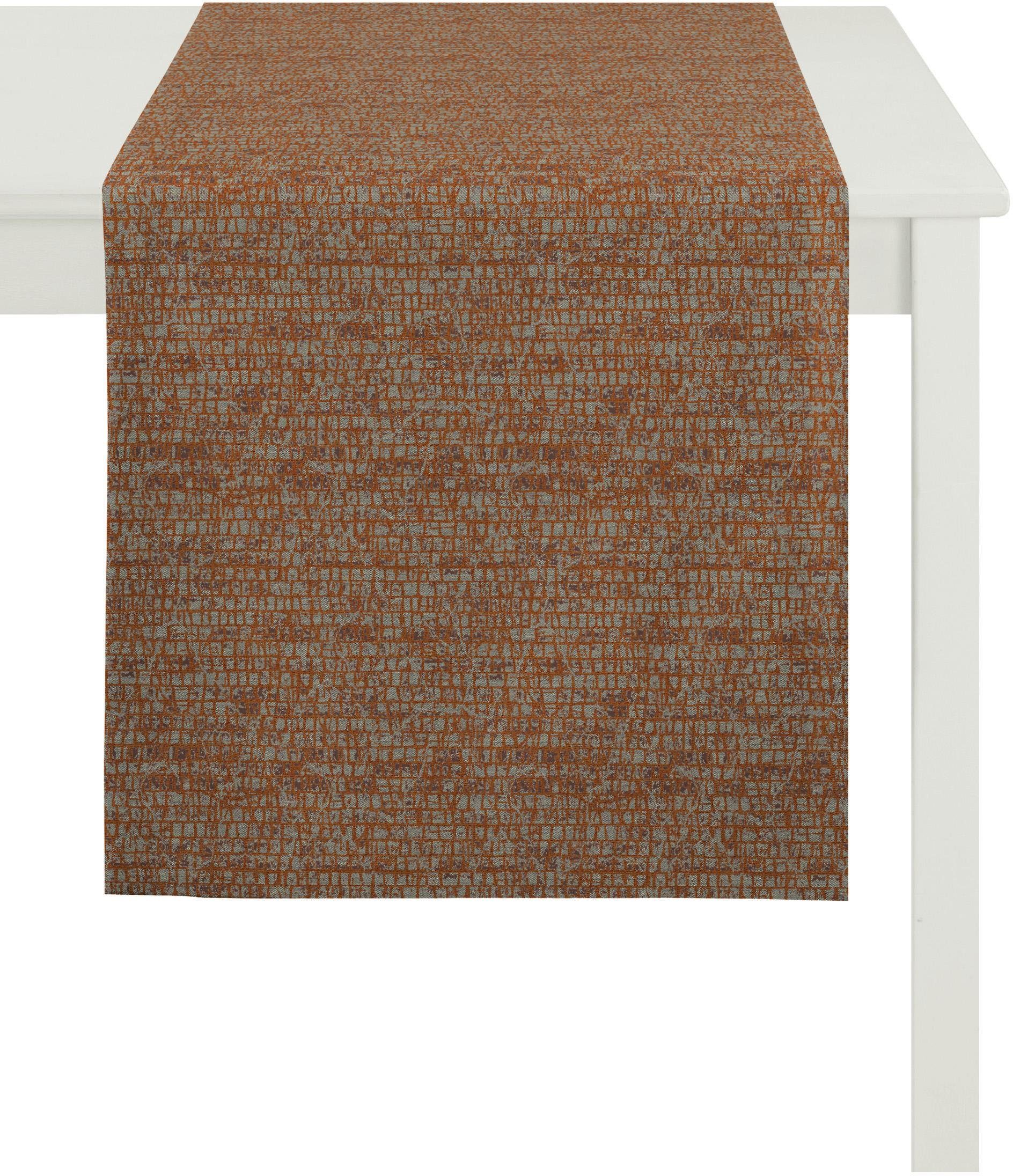 Style, (1-tlg) Jacquard braun/taupe Tischläufer APELT Loft 1103