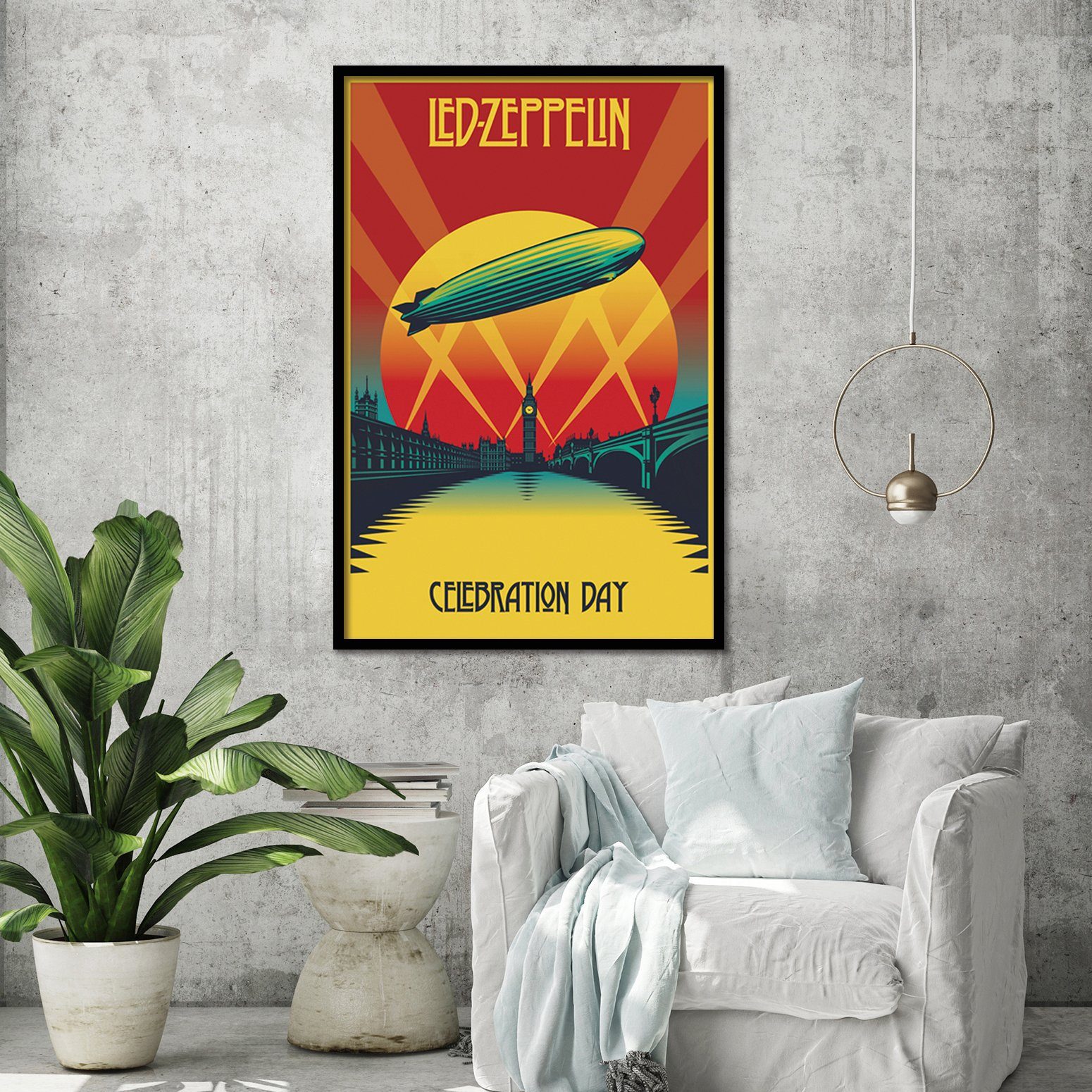 PYRAMID Poster Led Zeppelin Poster Celebration günstig online kaufen
