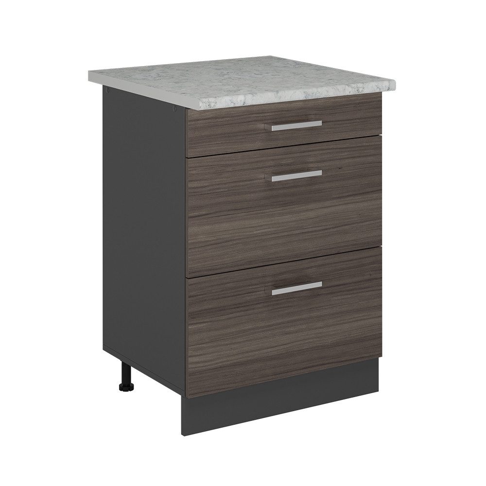 Vicco Unterschrank R-Line, Edelgrau/Anthrazit, 60 cm günstig online kaufen