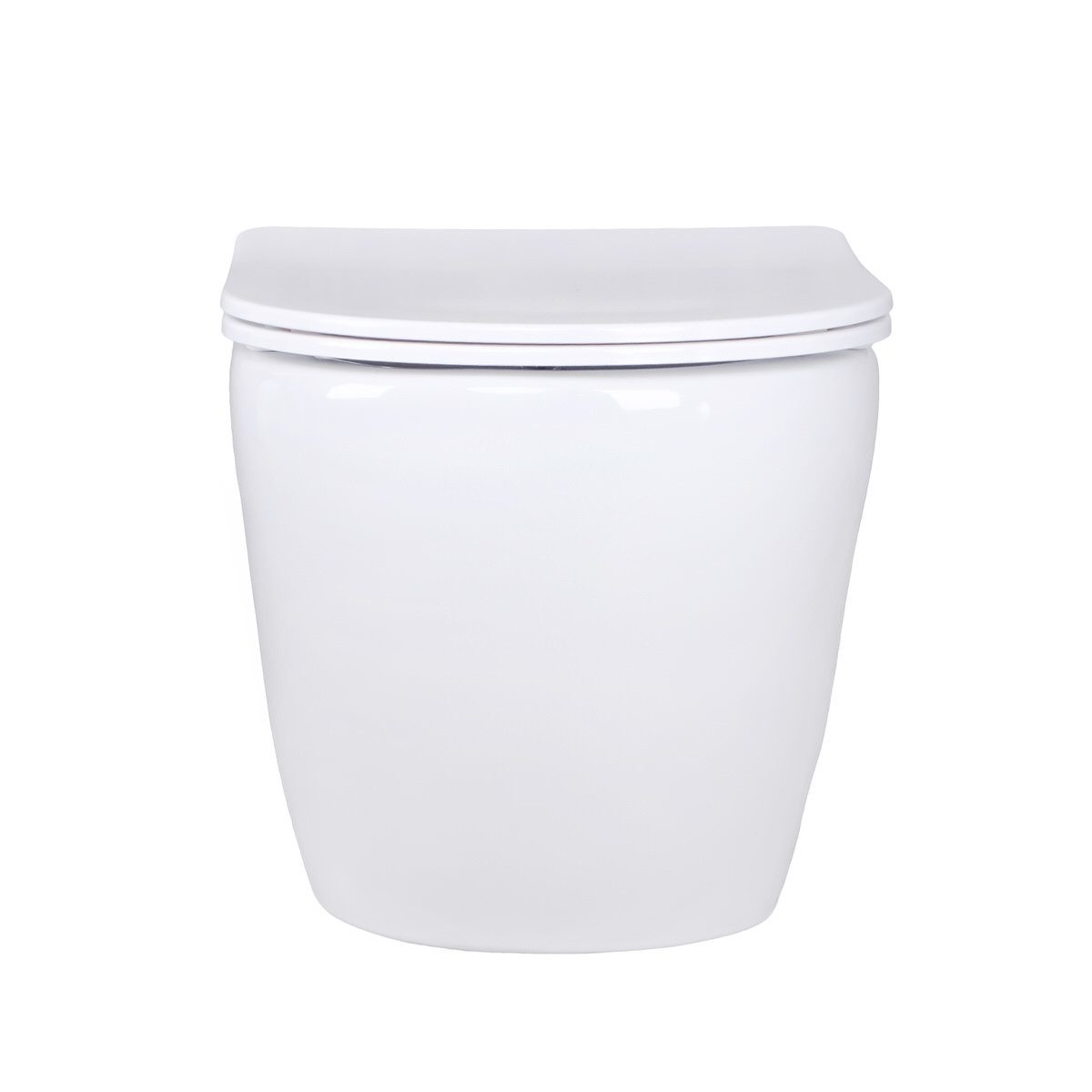 GEBERIT Tiefspül-WC GEBERIT-AL5508-SET, Hänge Wand WC mit Taharet Funktion, Bidet, Absperrventil