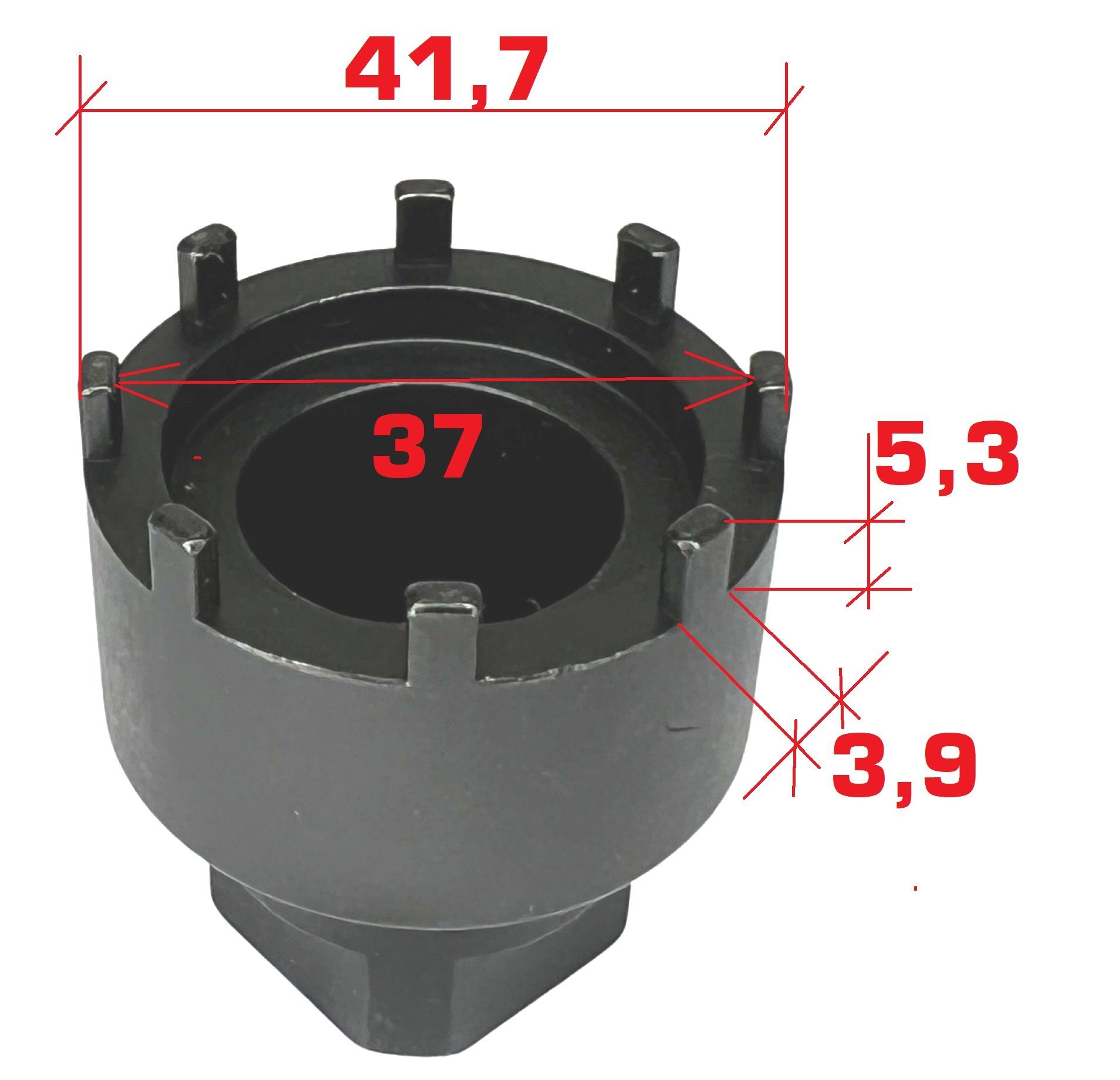 4, Nuss für Fahrrad-Montageständer Kettenblatt Bosch Gen F26 Performance Gen.3, Lockringtool CX