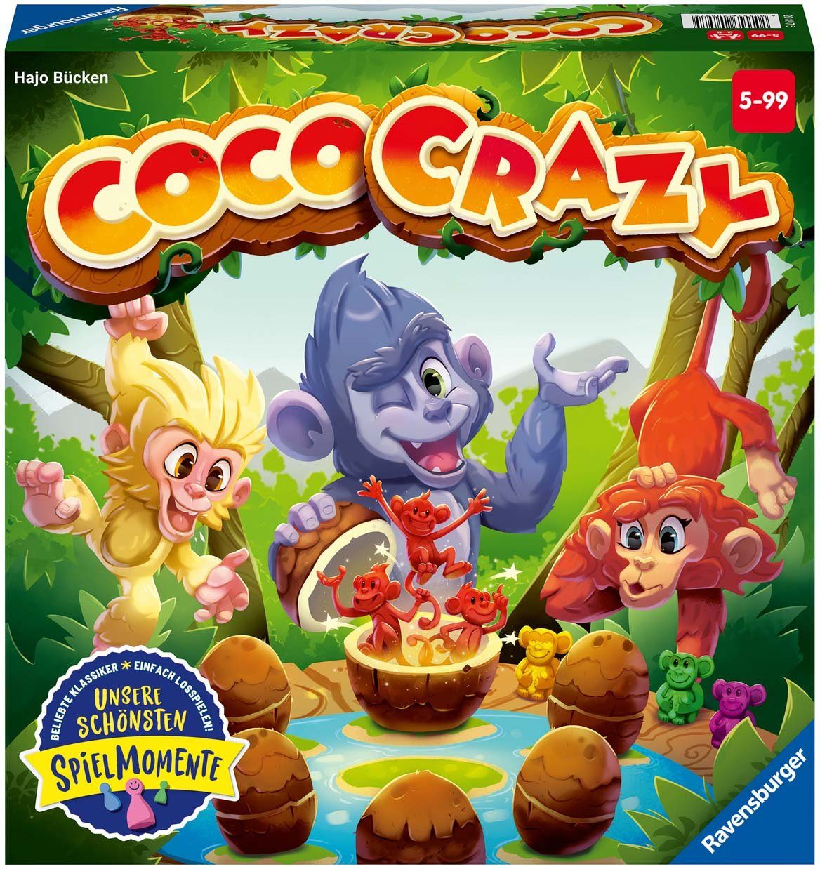 Ravensburger Spiel Coco Crazy, Merkspiel, Made in Europe