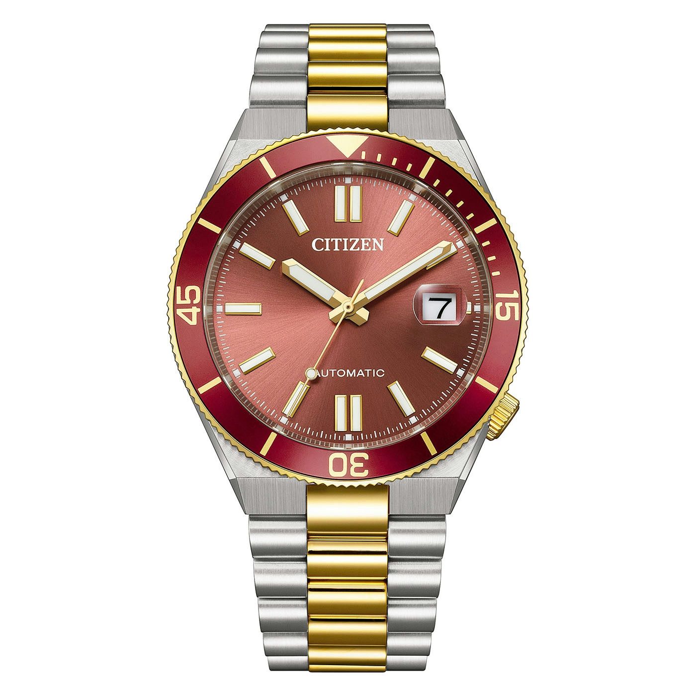 Citizen Automatikuhr Tsuyosa Shore NJ0234-58X, Armbanduhr, Damenuhr, Herrenuhr, Mechanische Uhr, Edelstahlarmband