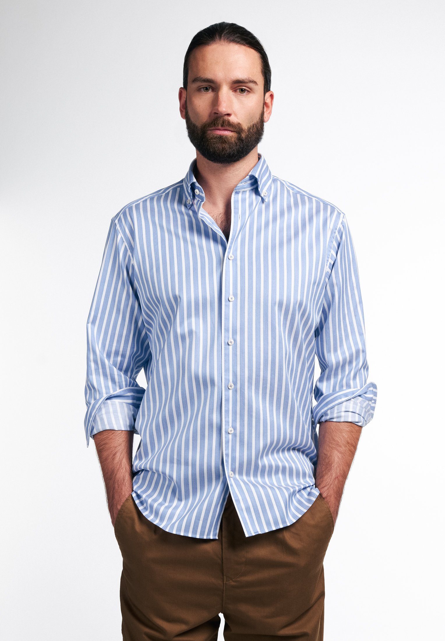 Eterna Langarmhemd MODERN FIT EASY IRON günstig online kaufen
