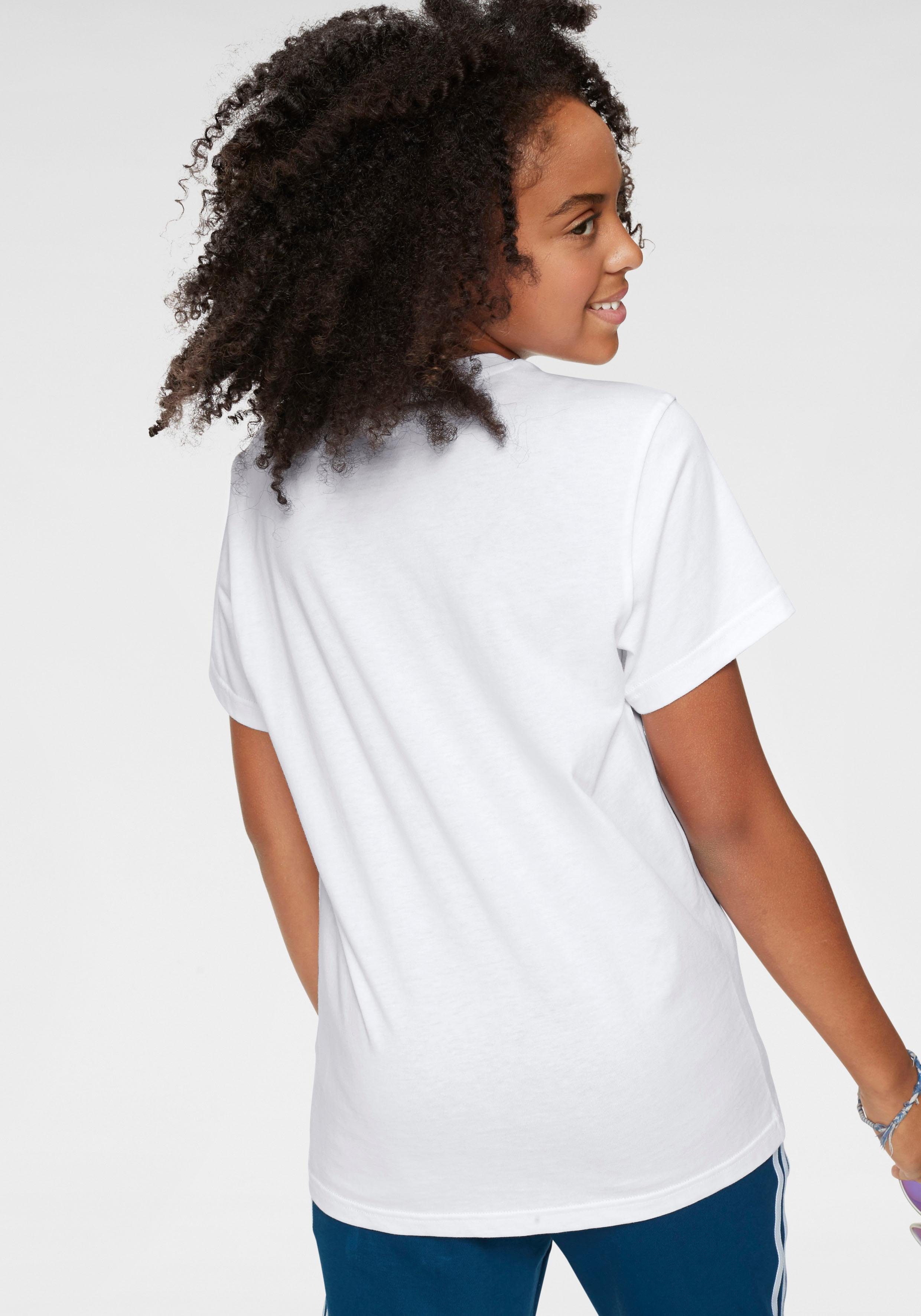 T-Shirt adidas Black TREFOIL White TEE / Unisex Originals