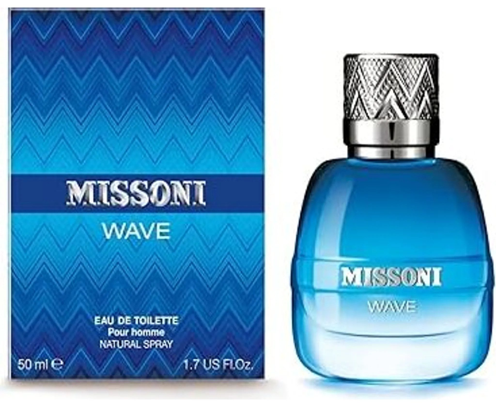 Missoni Eau de Parfum Missoni Wave EdT Männer Parfüm 50 ml - Frischer Zitrus & Marine Duft