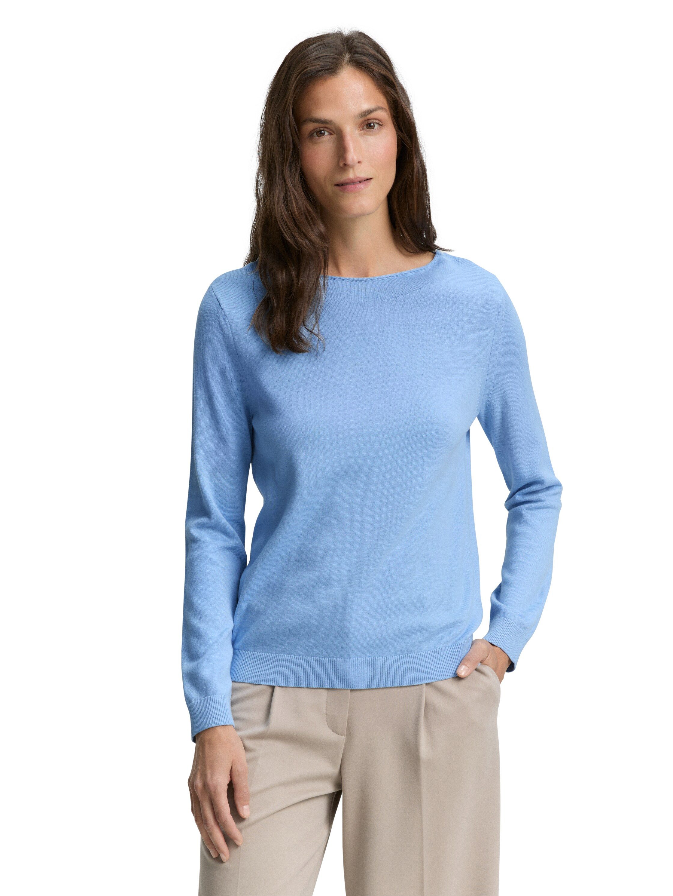 TOM TAILOR Strickpullover mit U-Boot Ausschnitt günstig online kaufen