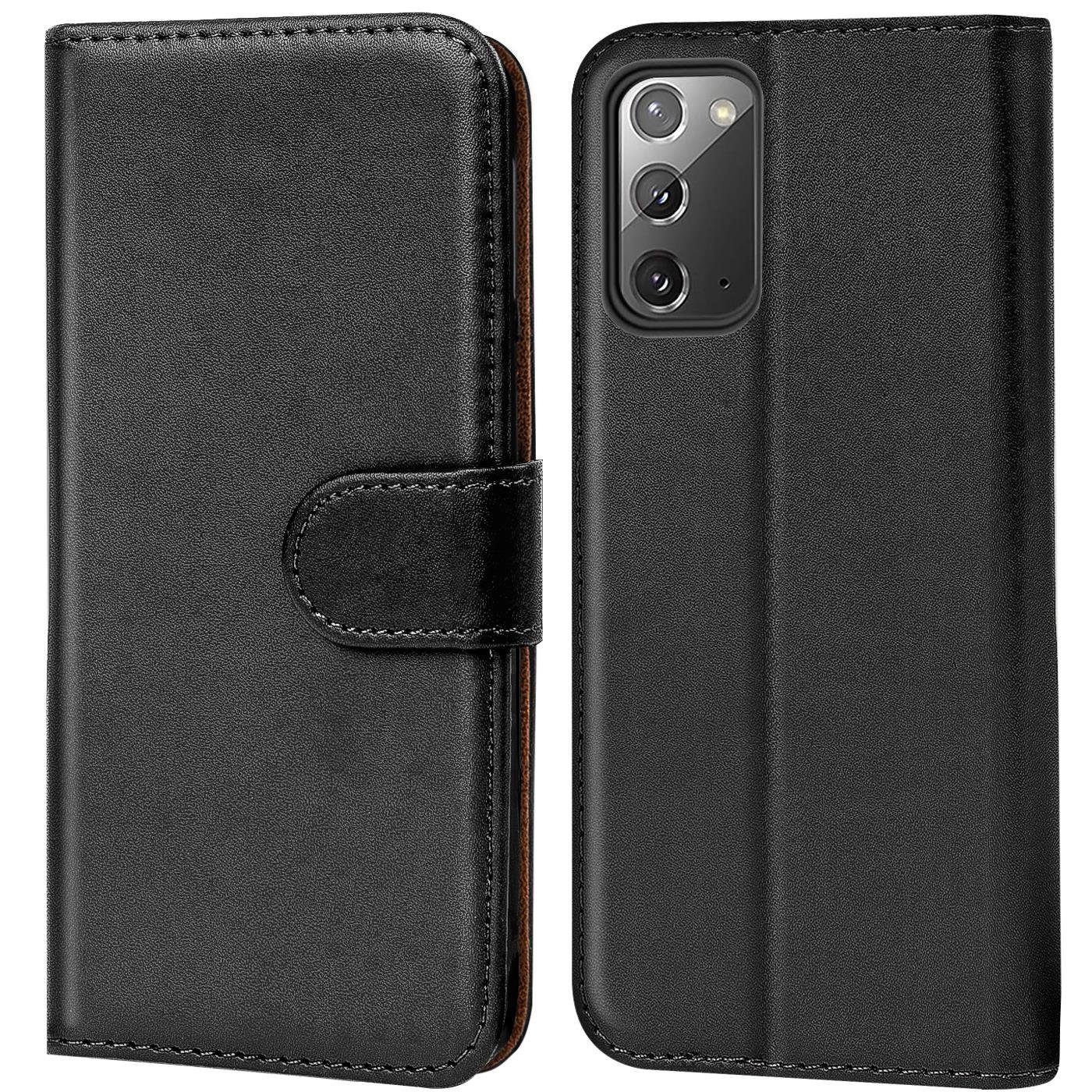 CoolGadget Handyhülle Book Case Handy Tasche für Samsung Galaxy Note 20 6,7 Zoll, Hülle Klapphülle Flip Cover für Samsung Note 20 Schutzhülle stoßfest