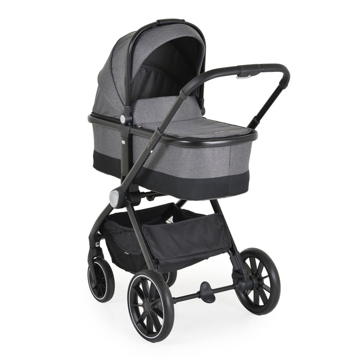 Cangaroo Kombi-Kinderwagen Kinderwagen 3 in 1 Christiano, Babywanne Babyschale klappbar Tasche