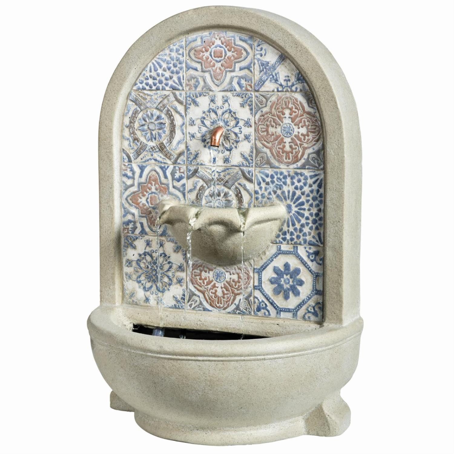 MARELIDA Gartenbrunnen Brunnen rund Wandbrunnen Standbrunnen günstig online kaufen