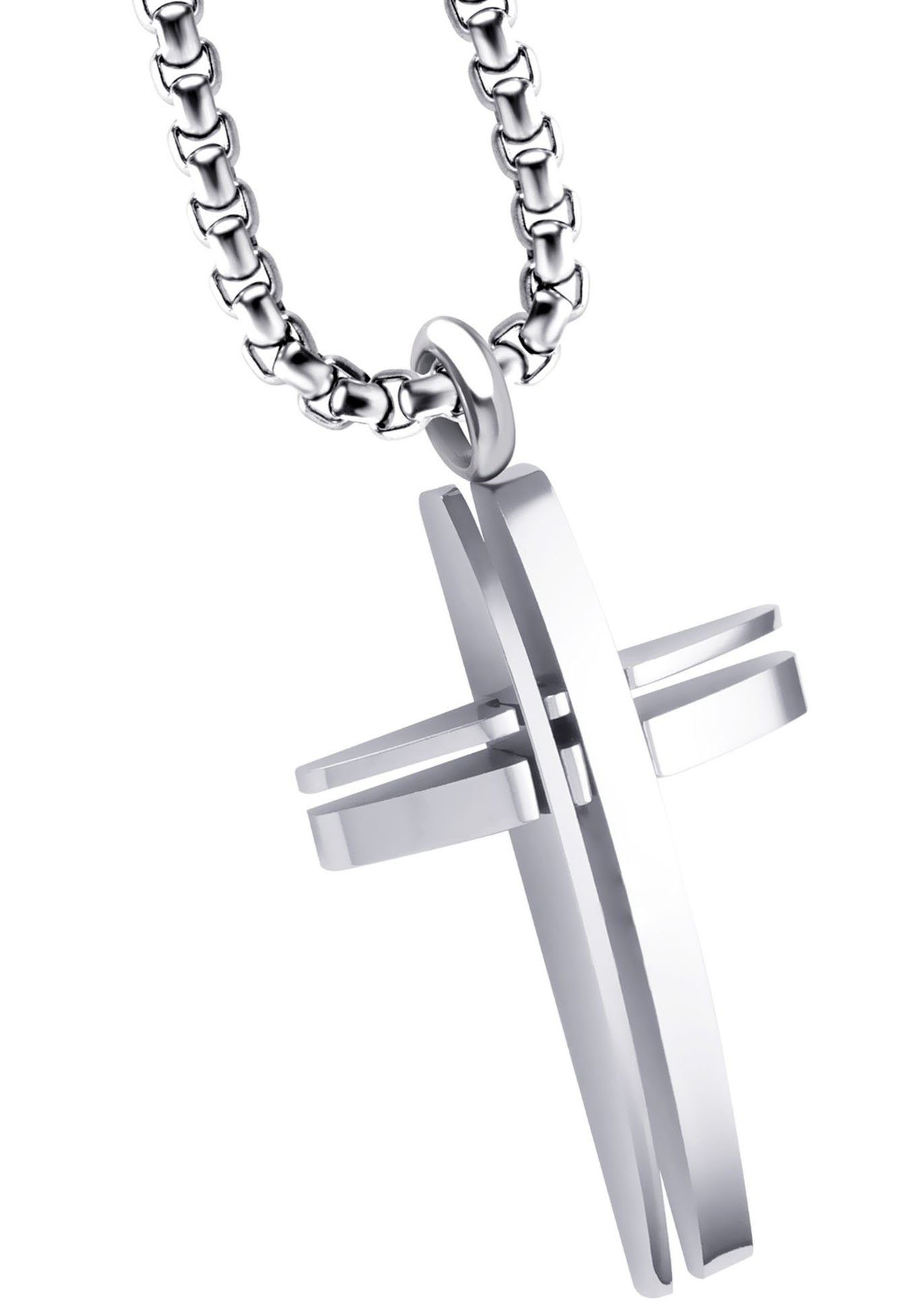 Firetti Kette mit Anhänger Schmuck Geschenk Kreuz
