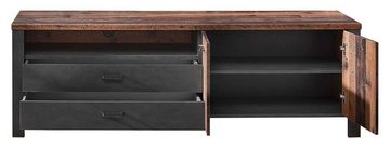 Lowboard CARDIFF, B 189 cm, Used Style Dekor, Matera Dekor, 2 Türen und 2 Schubladen