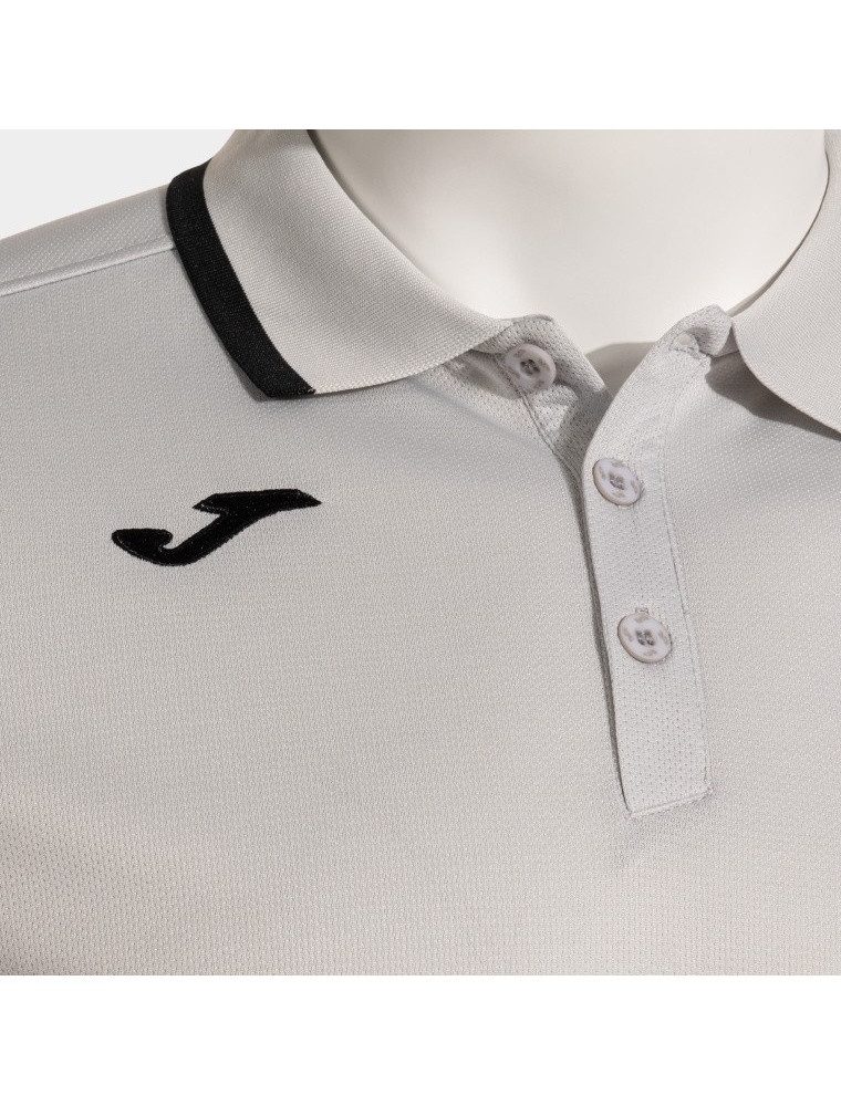 Joma Poloshirt Combi Premium (komfortable Passform, atmungsaktiv) grau Herren