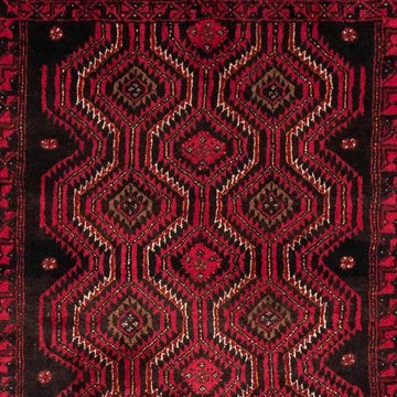 Hochflor-Läufer Belutsch Durchgemustert Rosso 180 x 96 cm, morgenland, rechteckig, Höhe: 8 mm, Handgeknüpft