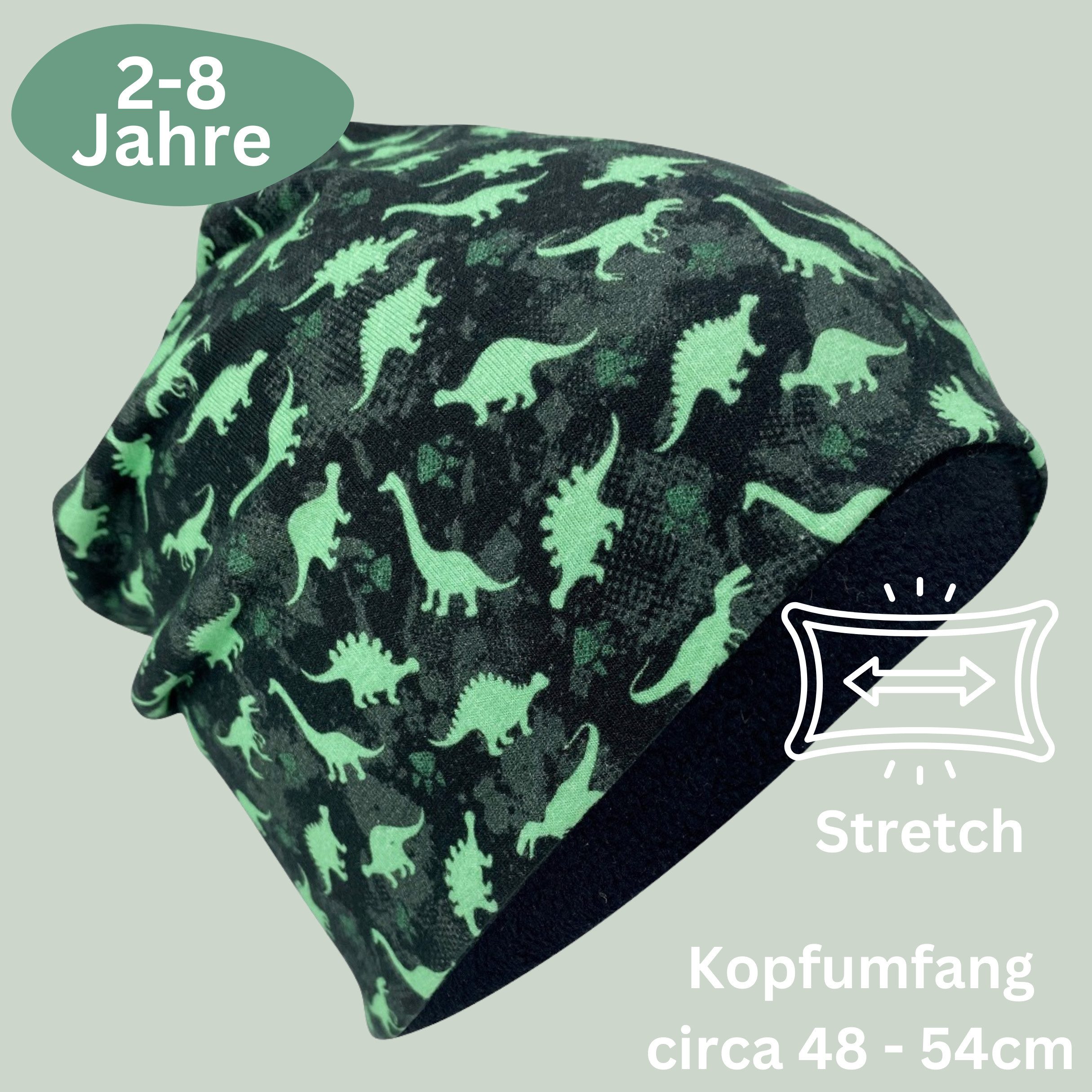 HECKBO Beanie HECKBO Kinder Mädchen Jungen Beanie Mütze & Loop-Schal Set – Bild 3 von 5