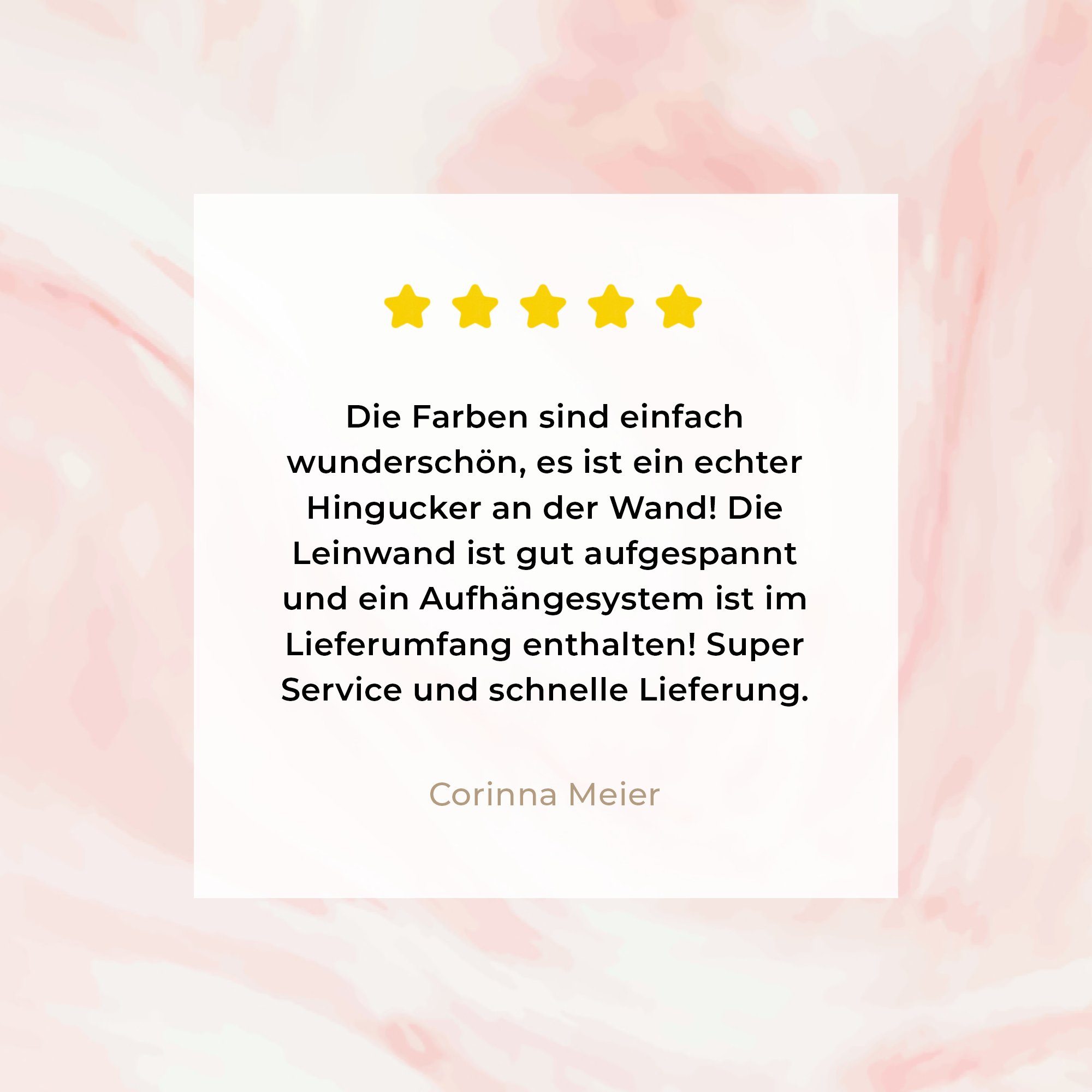 OneMillionCanvasses® Leinwandbild Marmor - Weiß - Rosa - Pastell, Fotodruck (1 St), Leinwand Bilder Klein, Wand Dekoration Aesthetic 30x20 cm – Bild 5 von 5