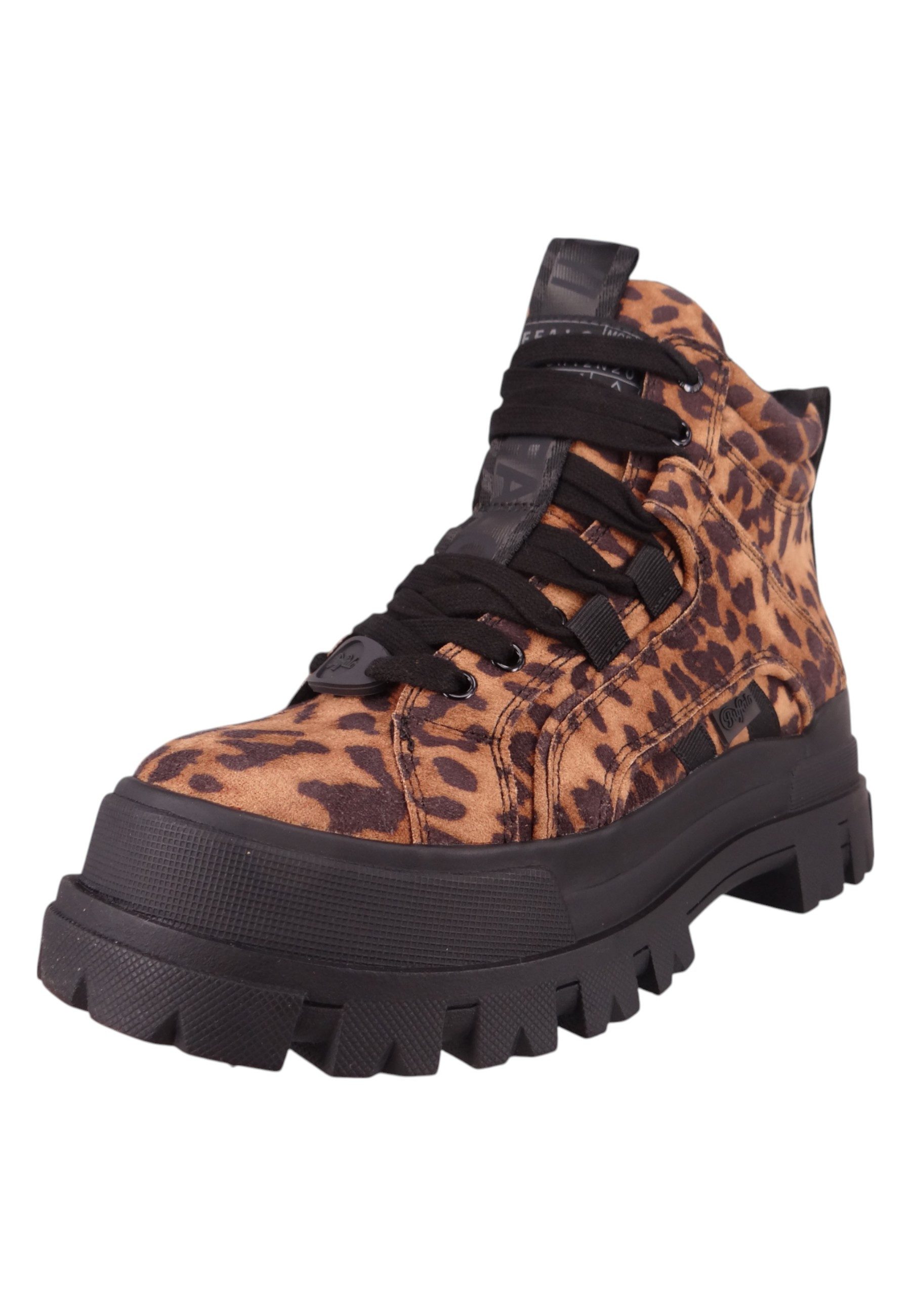 Buffalo 1622591 Aspha NC Mid Black/Beige/Leo Stiefelette günstig online kaufen