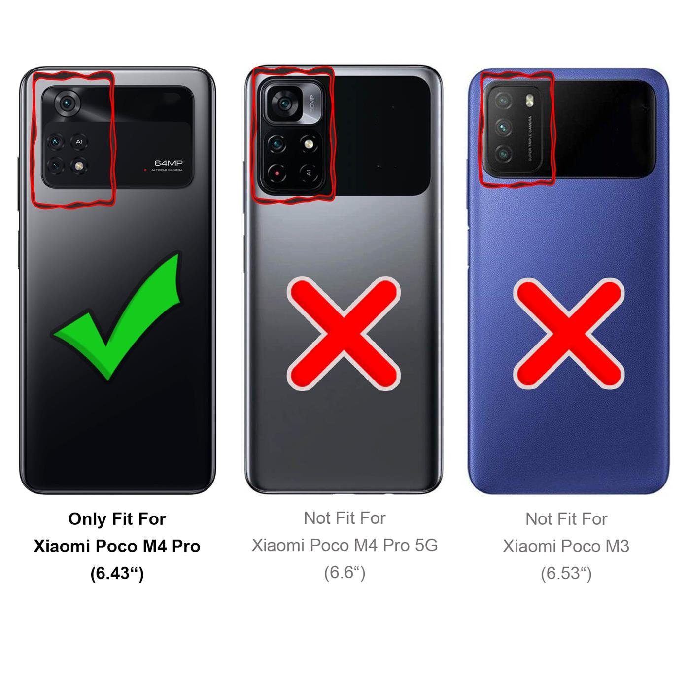 CoolGadget Handyhülle Transparent Ultra Slim Case für Xiaomi Poco M4 Pro 6,43 Zoll, Silikon Hülle Dünne Schutzhülle für Poco M4 Pro Hülle
