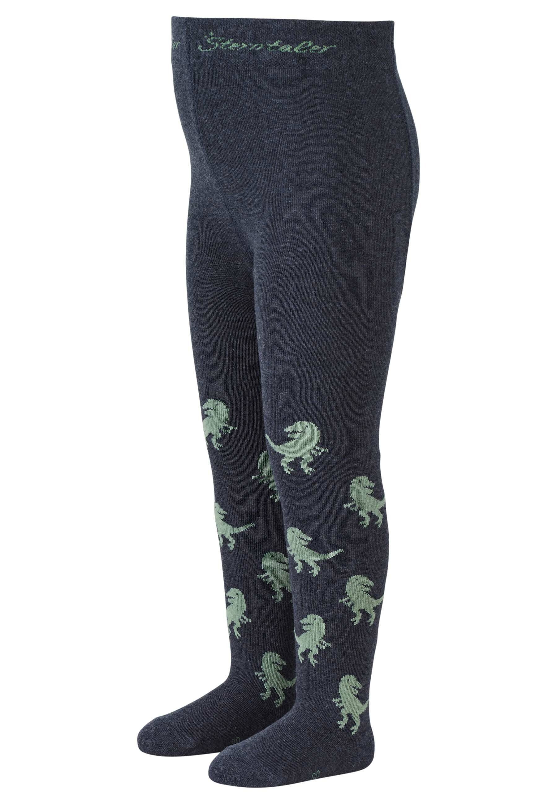Sterntaler® Strumpfhose Strumpfhose T-Rex (1 St) Strumpfhose mit Dino-Motiv, hoher Baumwollanteil, elastisch & bequem – Bild 3 von 5