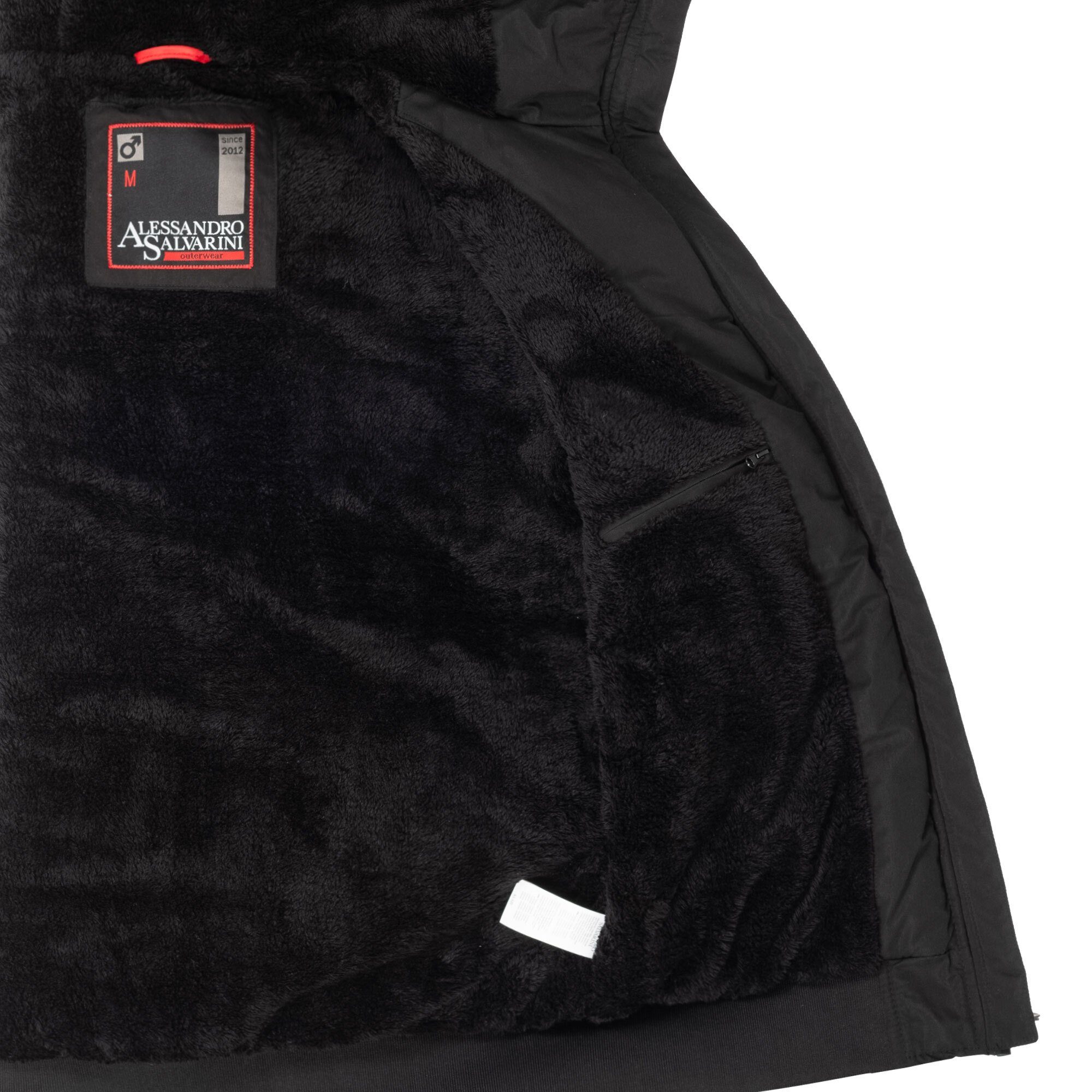 Alessandro Salvarini Winterjacke ASWeighty mit weichem Teddyfell innen – Bild 5 von 5