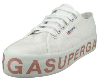 Superga S111TRW 2790 COTW Glitterlettering A01 white bronze Sneaker