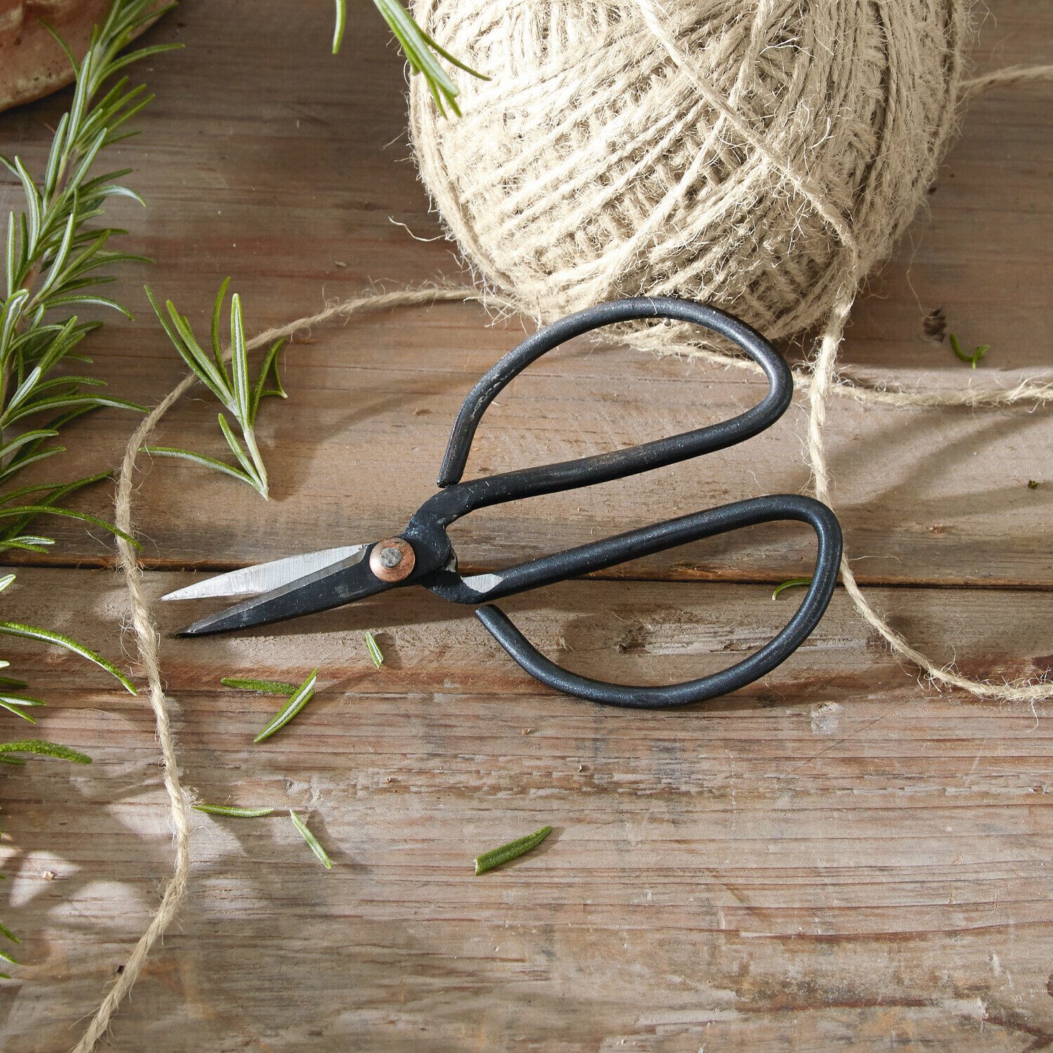 Mirabeau Gartenfigur Schere Ferris schwarz günstig online kaufen