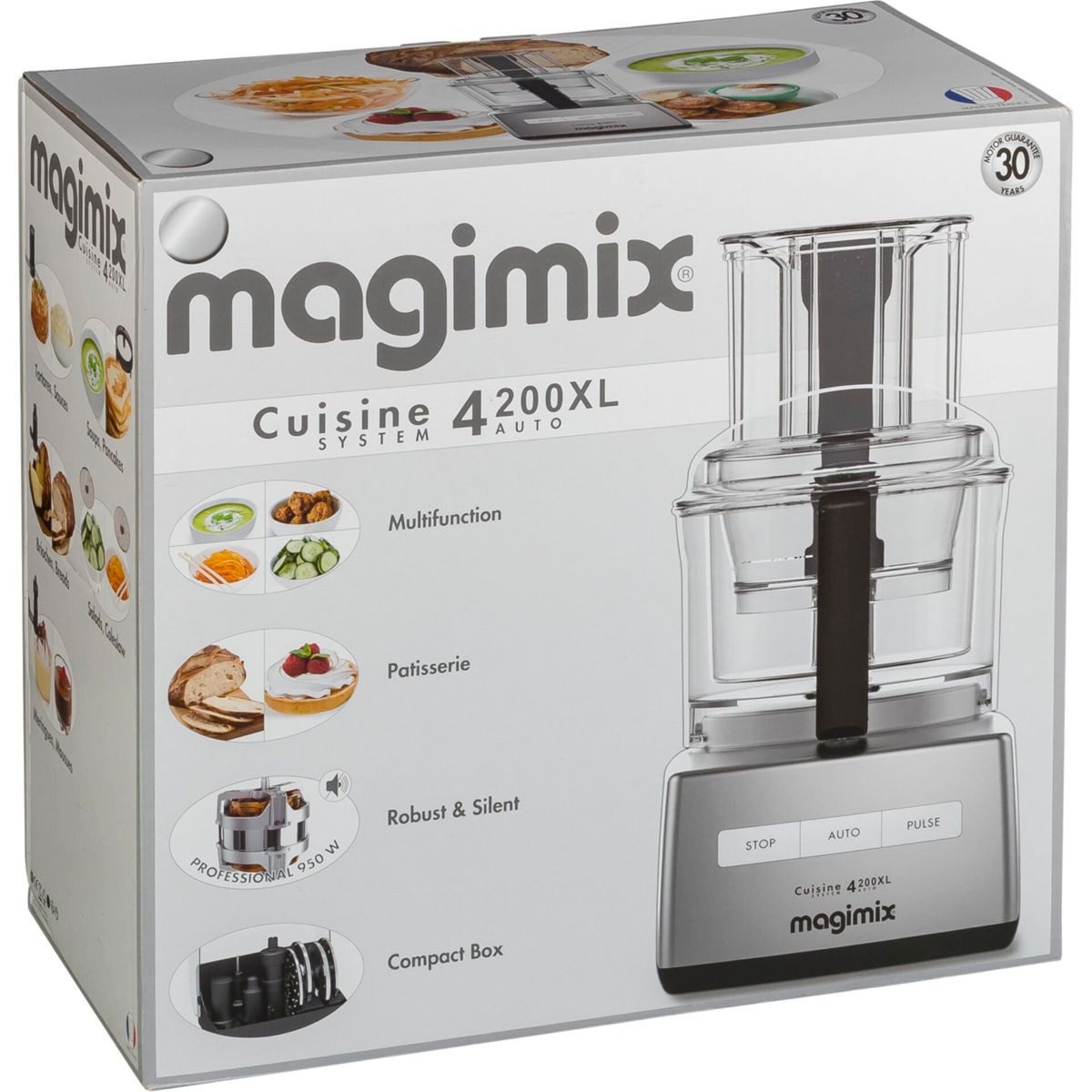 Magimix Küchenmaschine Compact C.S. 4200 XL Chrome matt