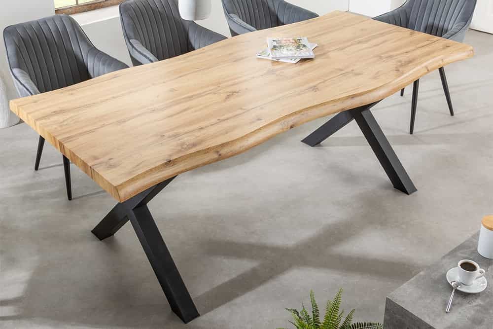 riess-ambiente Baumkantentisch WILD 180cm braun / günstig online kaufen