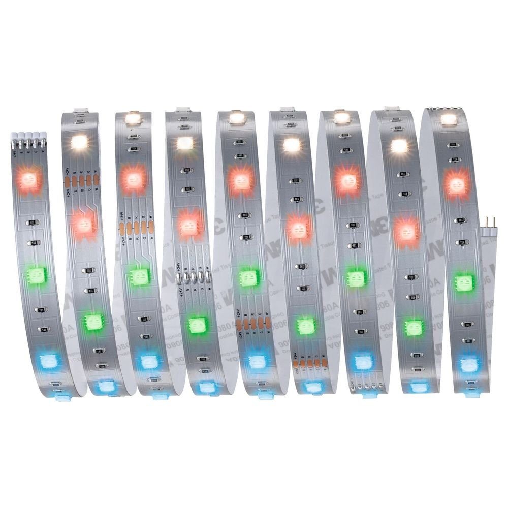 Paulmann LED Stripe LED Strip MaxLED in Silber 17W 675lm RGBW 2500mm, 1-flammig, LED Streifen