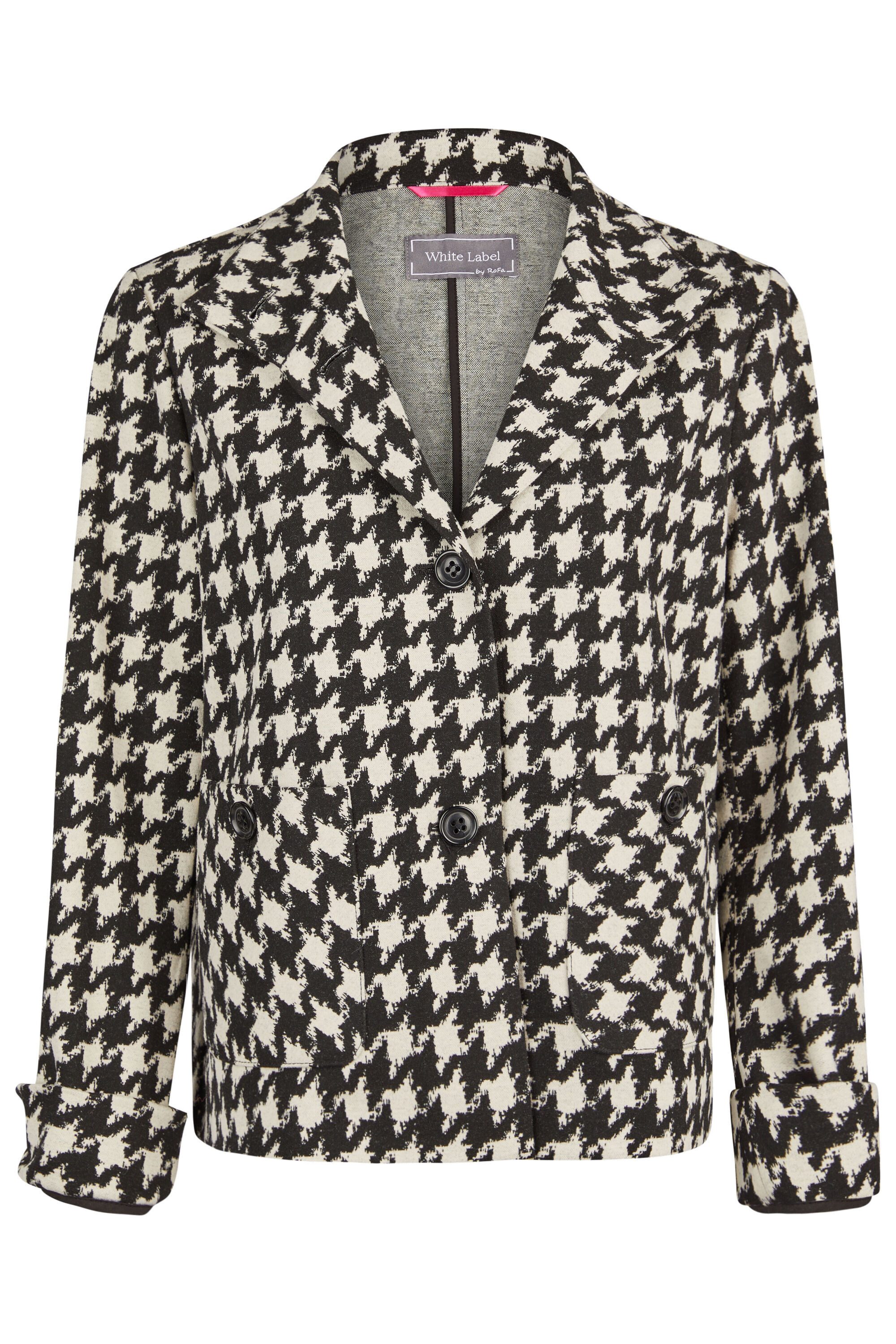 White Label Jackenblazer (1-tlg) Ärmelsaum mit Schlitz zum umschlagen