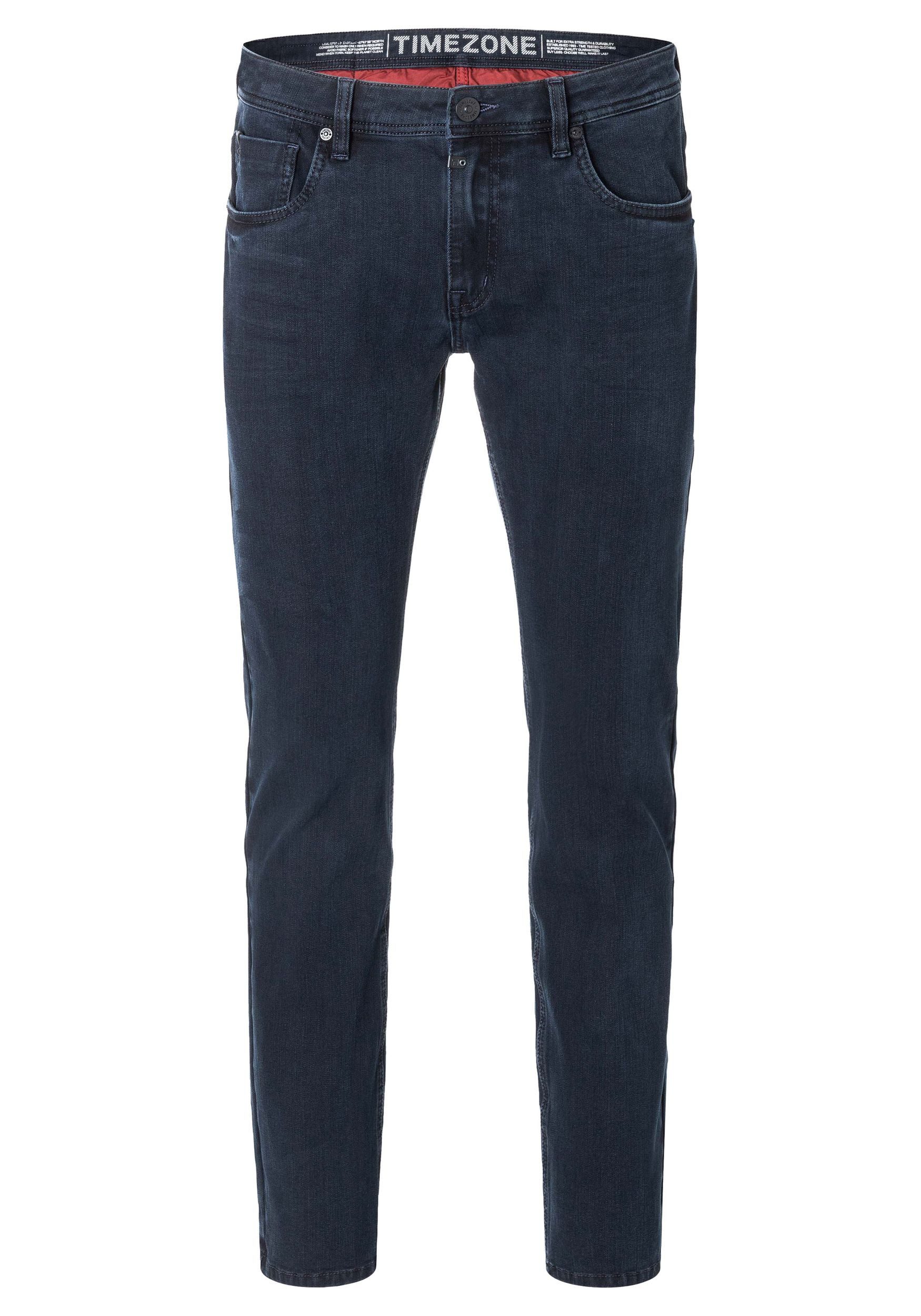 TIMEZONE Regular-fit-Jeans Jeans Slim-Fit Dark Denim Stretch Five Pocket Sl günstig online kaufen