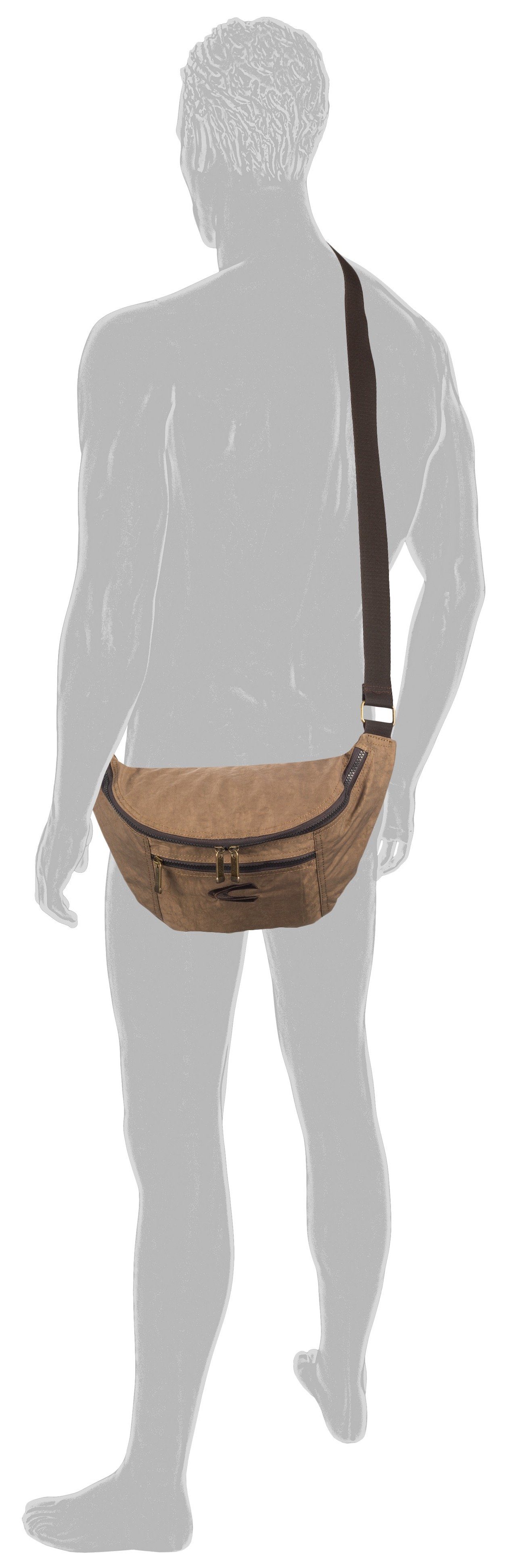 camel active Umhängetasche Journey, aus leichtem robusten Nylon, funktional perfekt für alle Lebenslagen