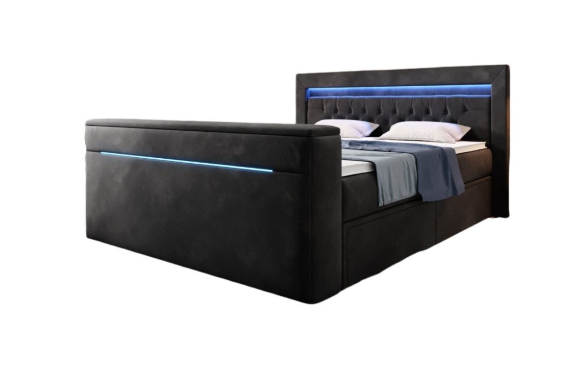 Luxusbetten24 Boxspringbett Jupiter, mit TV Lift, günstig online kaufen