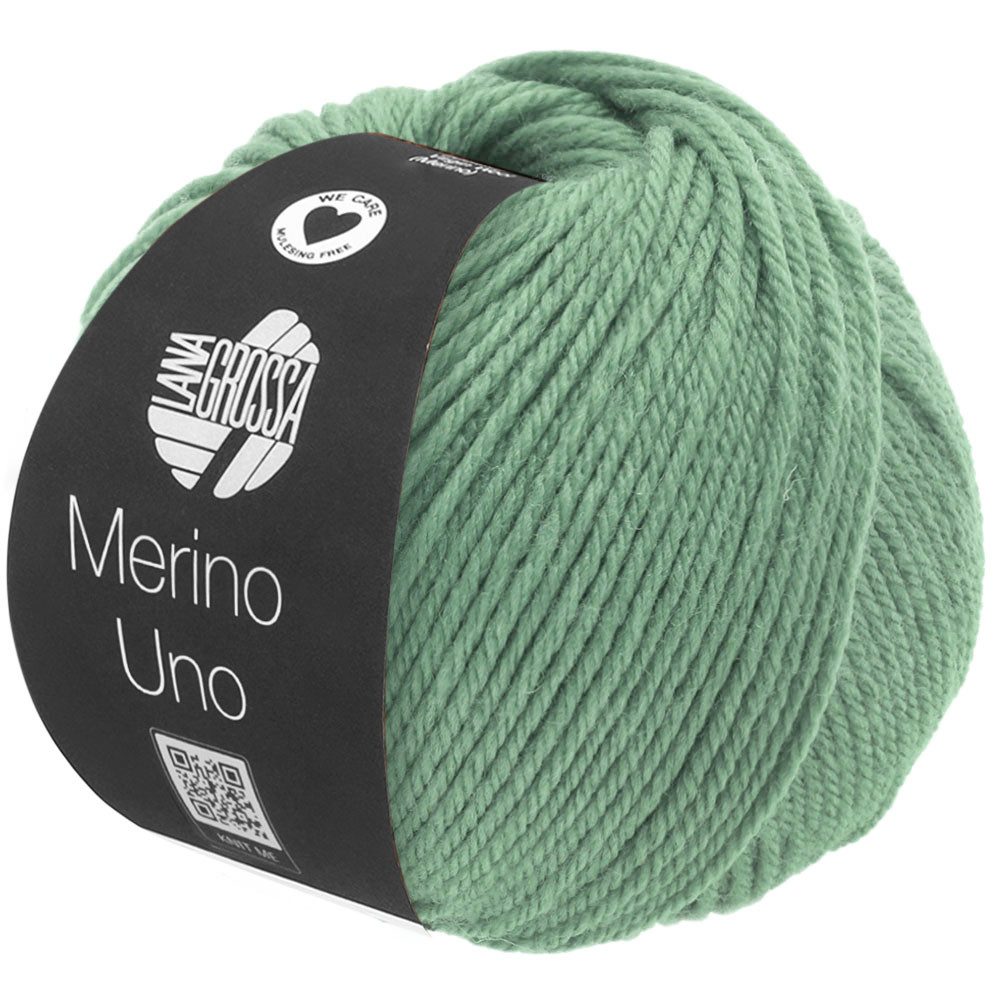 LANA GROSSA MERINO UNO Häkelwolle, 125 m (Extrafeine Merinowolle mit Superwash-Ausrüstung), 50 g