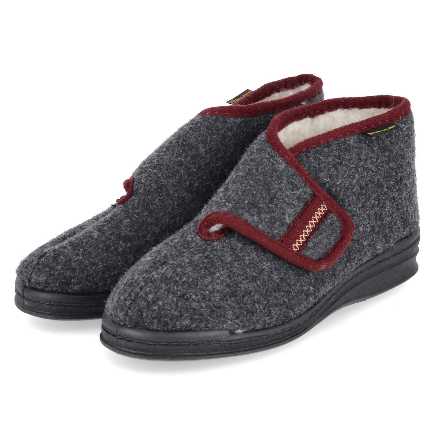 Vista Vista Hausschuhe 50-TOP15 anthrazit Damen Filz grey Hausschuh