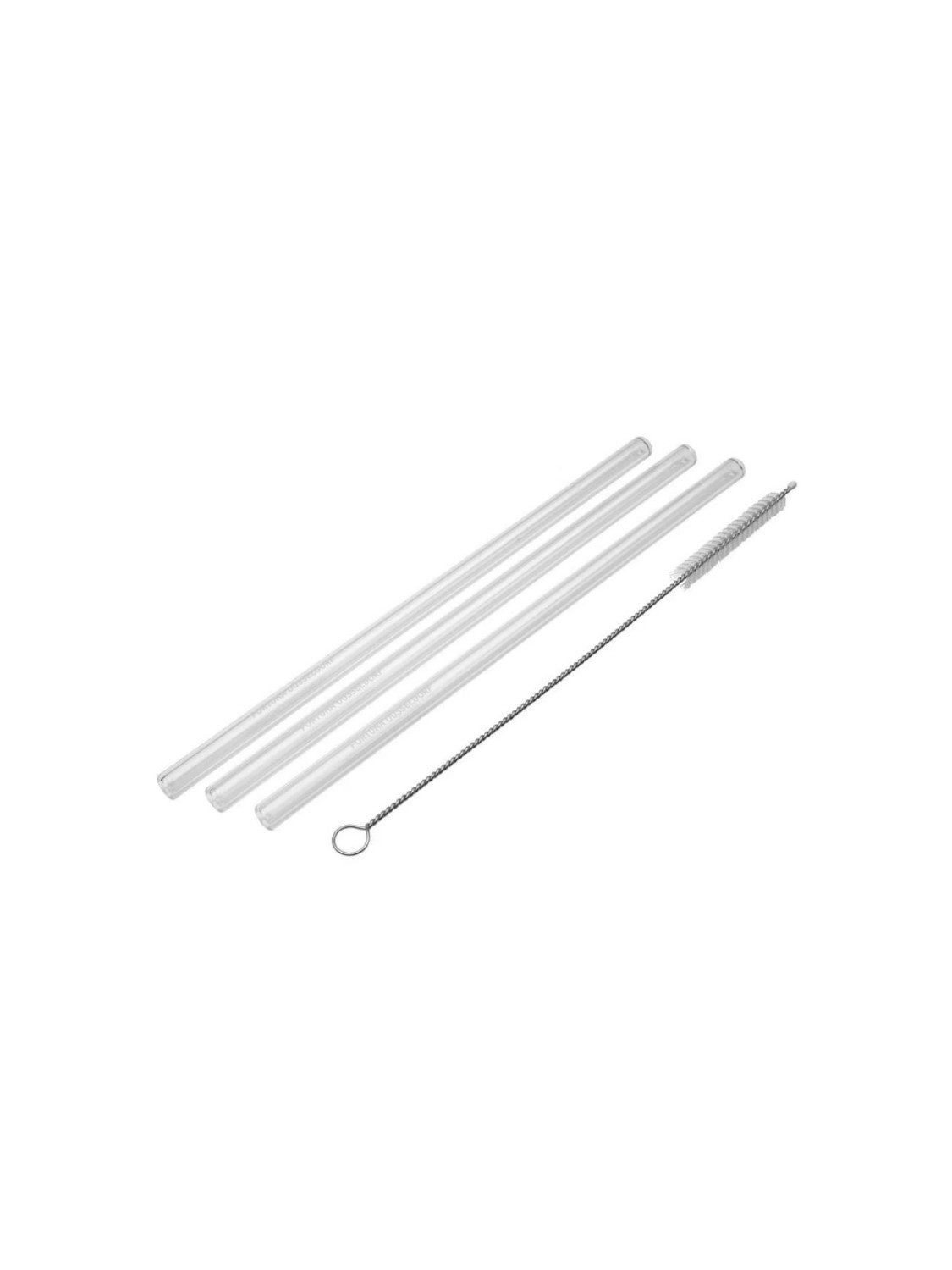 Fortuna Düsseldorf Küchenorganizer-Set Fortuna Düsseldorf Glas-Trinkhalme 4er Set