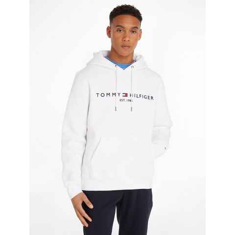 Tommy Hilfiger Kapuzensweatshirt TOMMY LOGO HOODY mit Kapuze und Kängurutasche