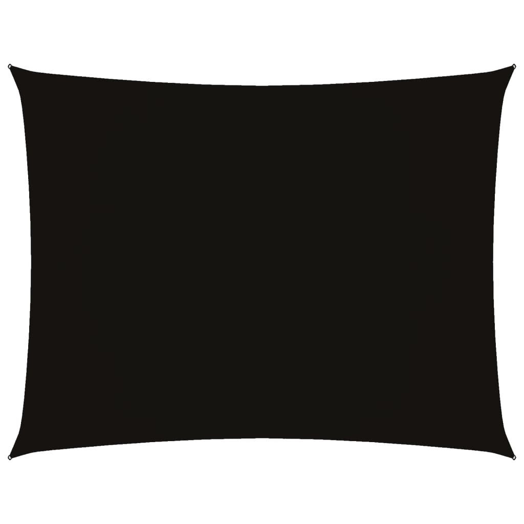 Sonnensegel Sonnensegel Oxford-Gewebe Rechteckig 2x3 m Schwarz