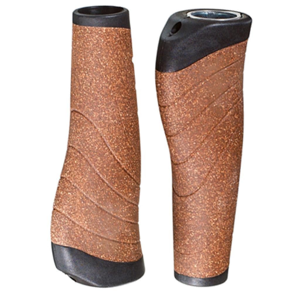 Humpert Fahrradlenkergriff Humpert, Griffe Faro, Paar 135mm/135mm, braun/schwarz, 61595001