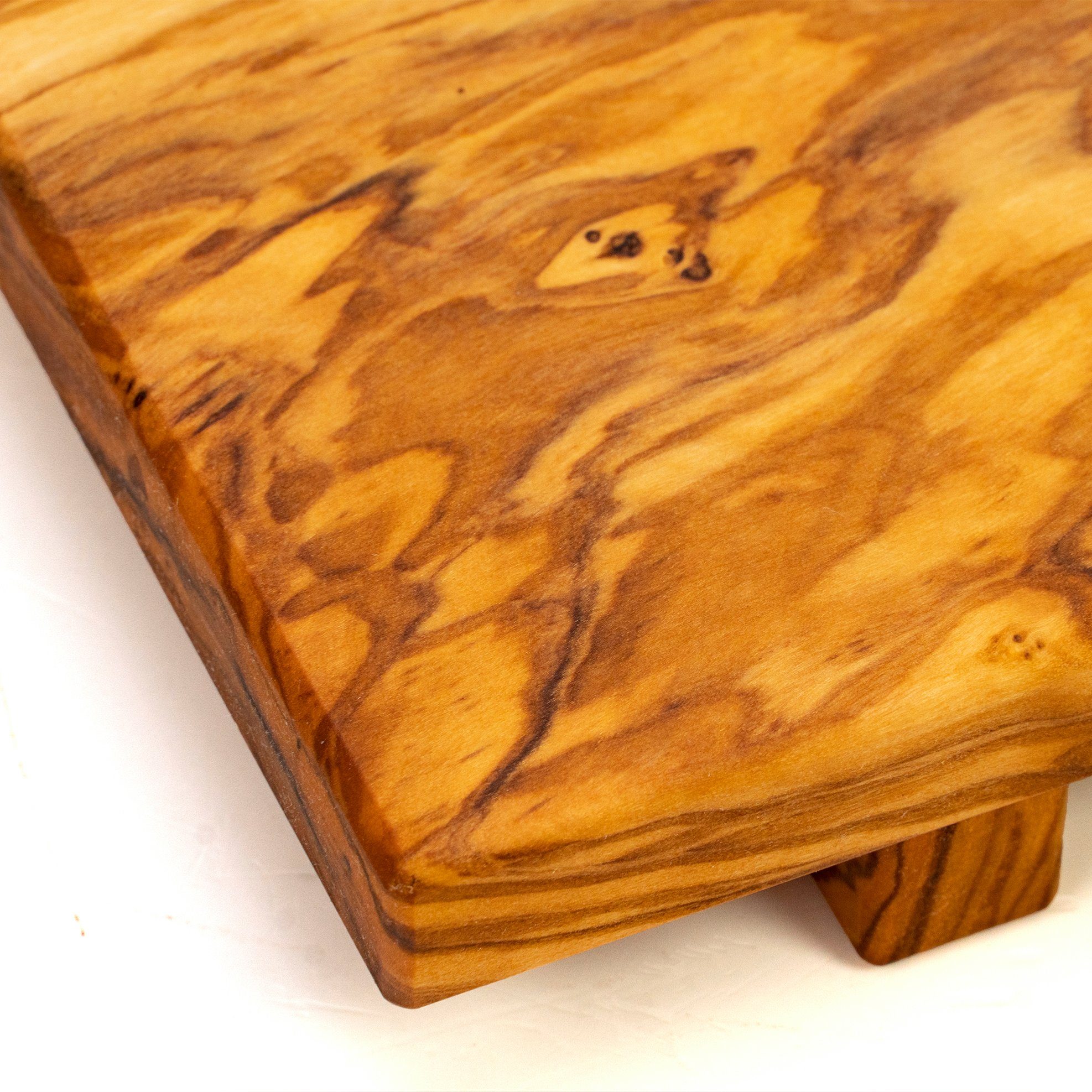 Arteinolivo Servierbrett Sushi Board, (1-teilig), Sushibrett, aus 100% italienischem Olivenholz, Made in Italy