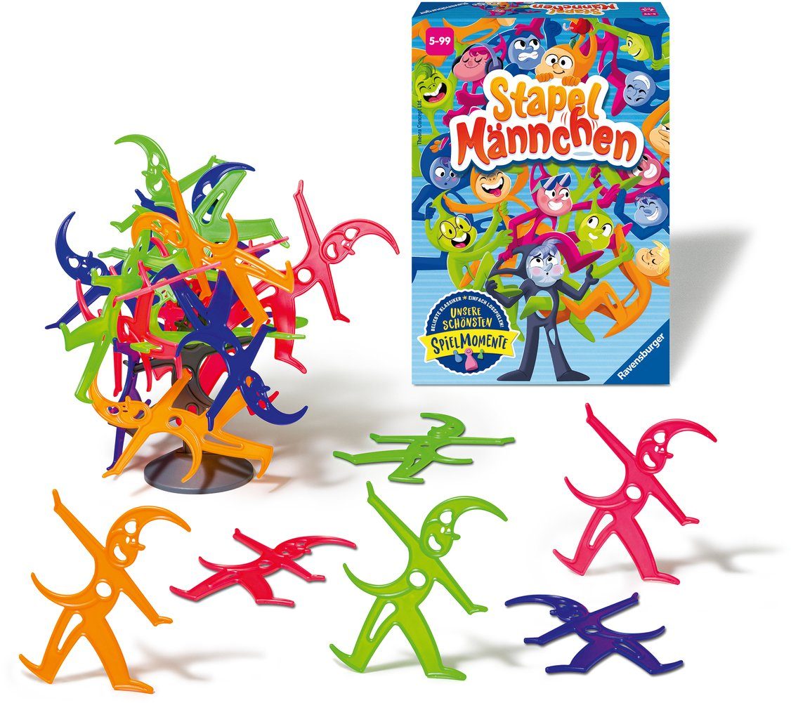Ravensburger Spiel Stapelmännchen, Kinderspiel, Made in Europe