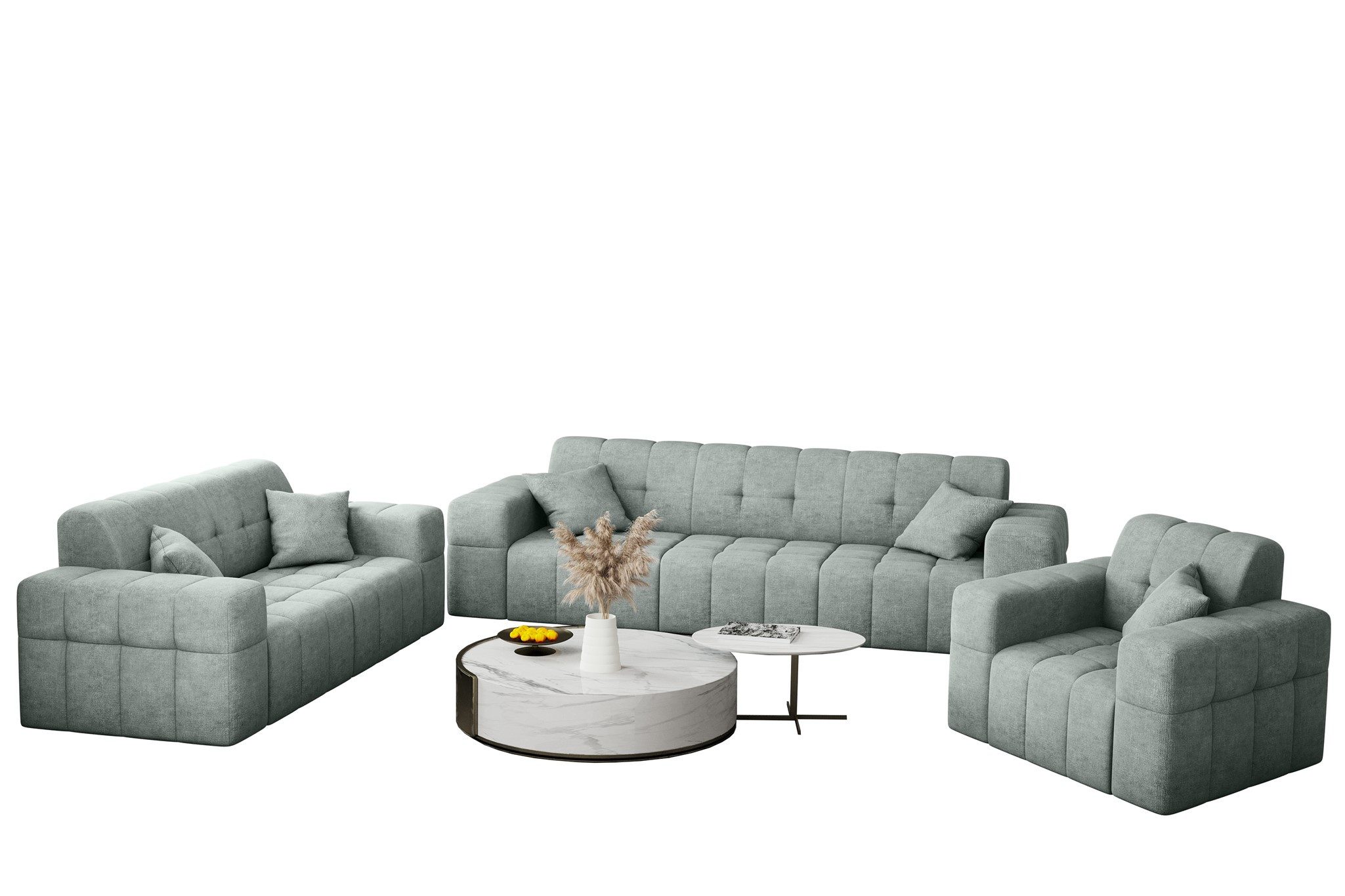 Fun Möbel Polstergarnitur Sofaset Designersofa NANCY günstig online kaufen
