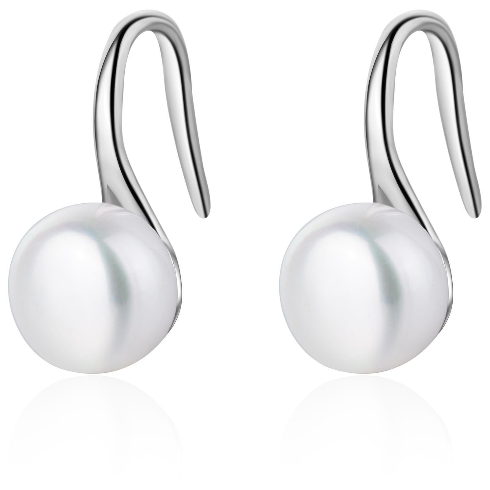 AILORIA Perlenohrringe MINORI Ohrringe, 925 Sterling Silber mit Süßwasserperlen