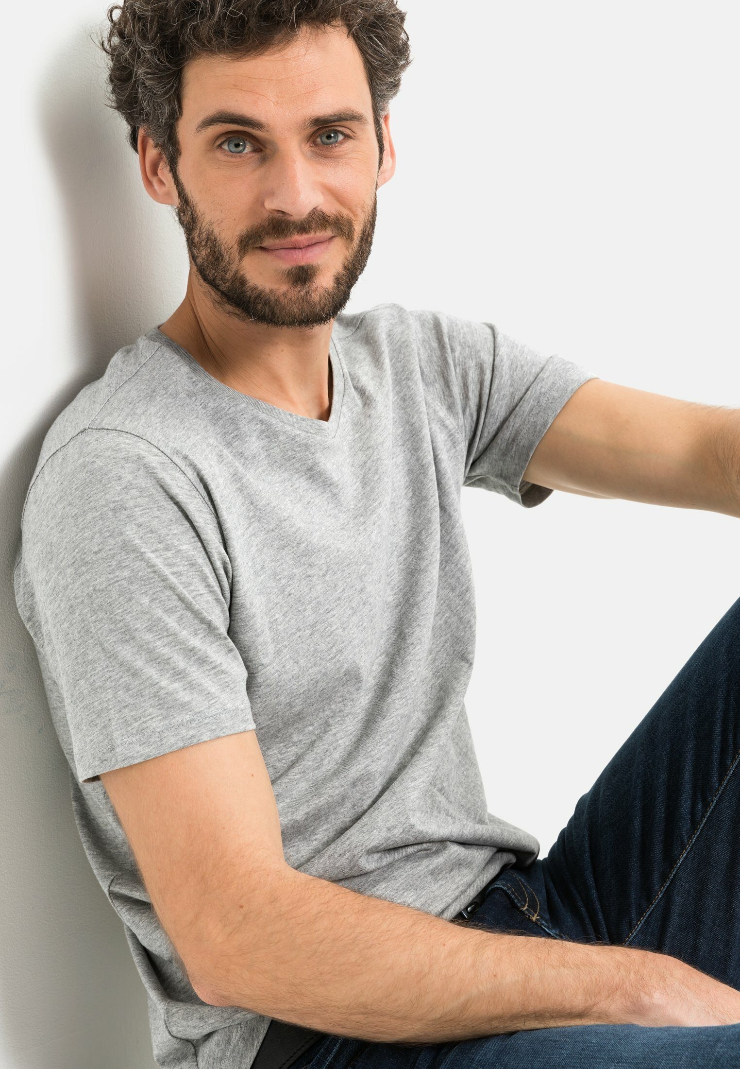 camel active T-Shirt aus reiner Baumwolle Kurzarm – Bild 4 von 5