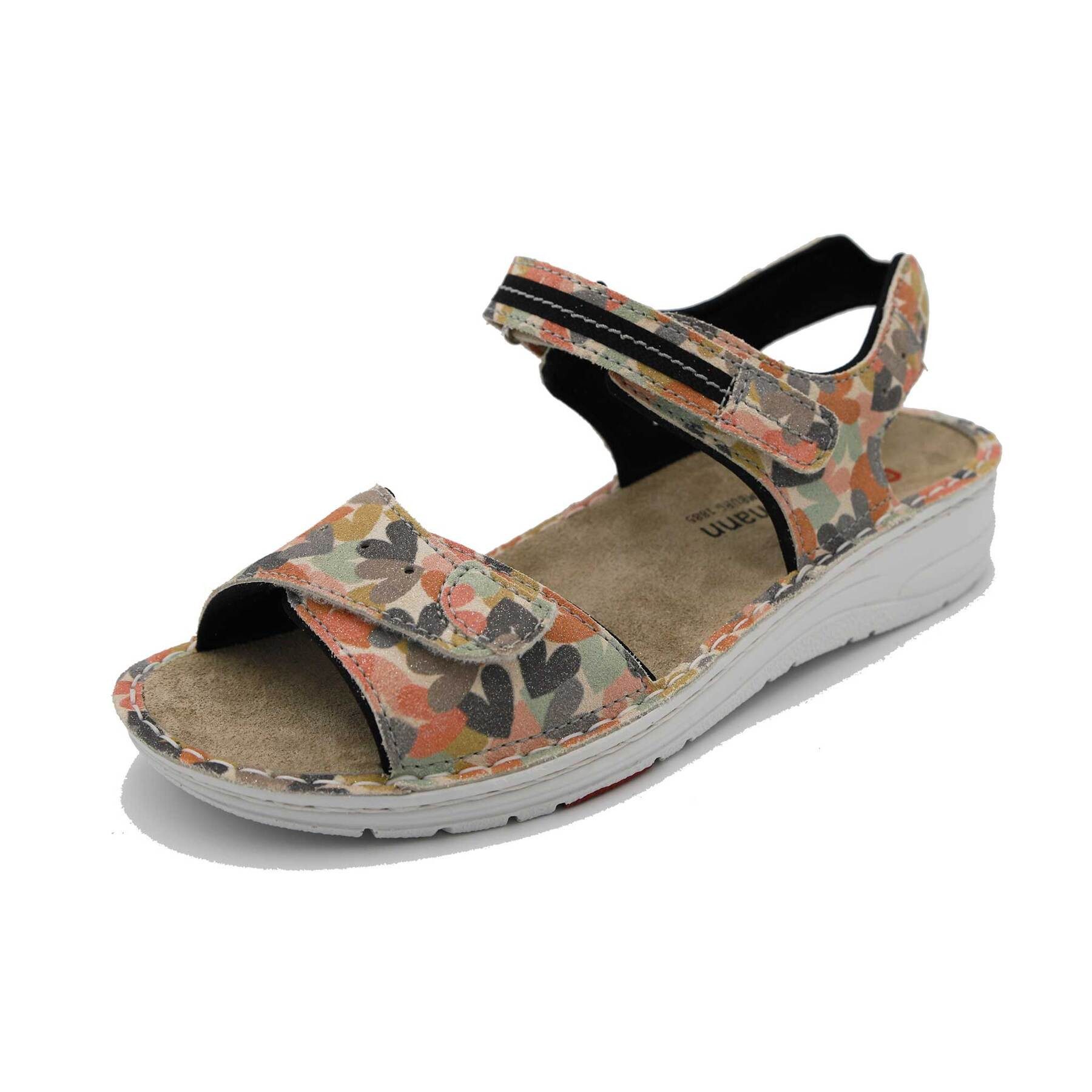 BERKEMANN Berkemann Erwachsene Berkoflex Leni Sandale Leder Klettschuh