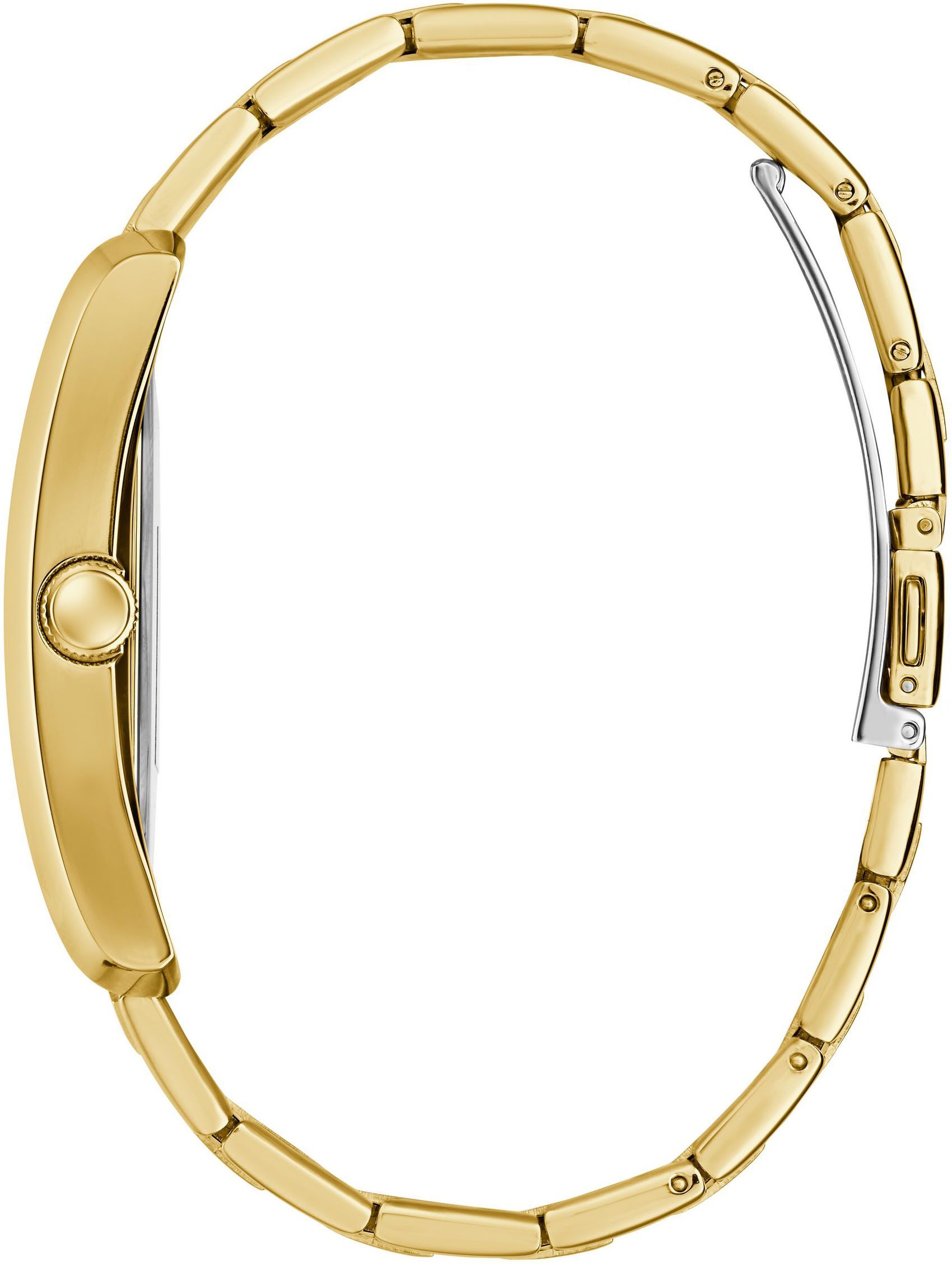 Guess Quarzuhr CLYDE GW0896G2, Armbanduhr, Herrenuhr, Edelstahlarmband