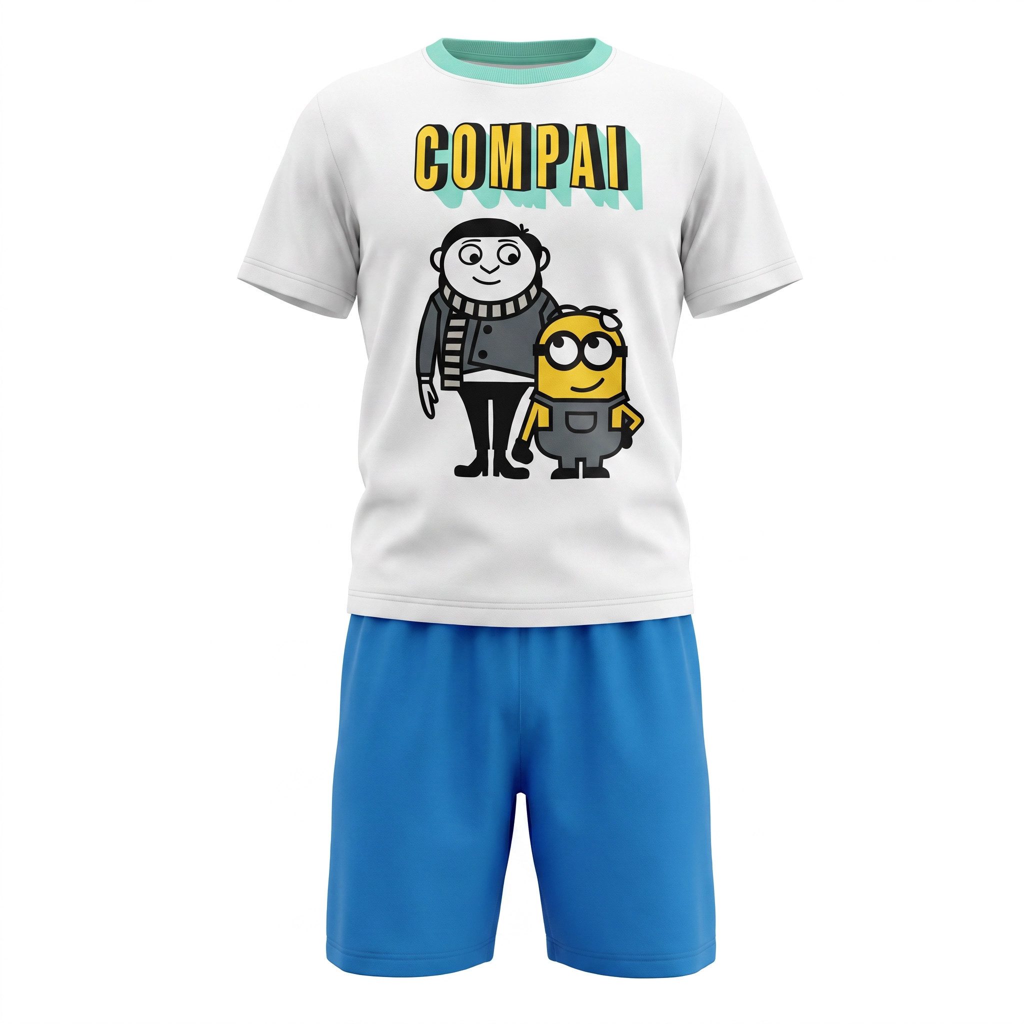 Minions Schlafanzug Die Minions Gru Kinder Jungen Pyjama Schlafanzug Baumwolle Gr. 104 bis 128