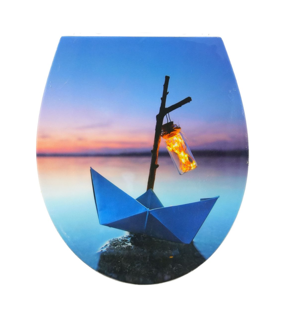 Primaster WC-Sitz Primaster WC-Sitz mit Absenkautomatik Papierboot, Abnehmbar Absenkautomatik