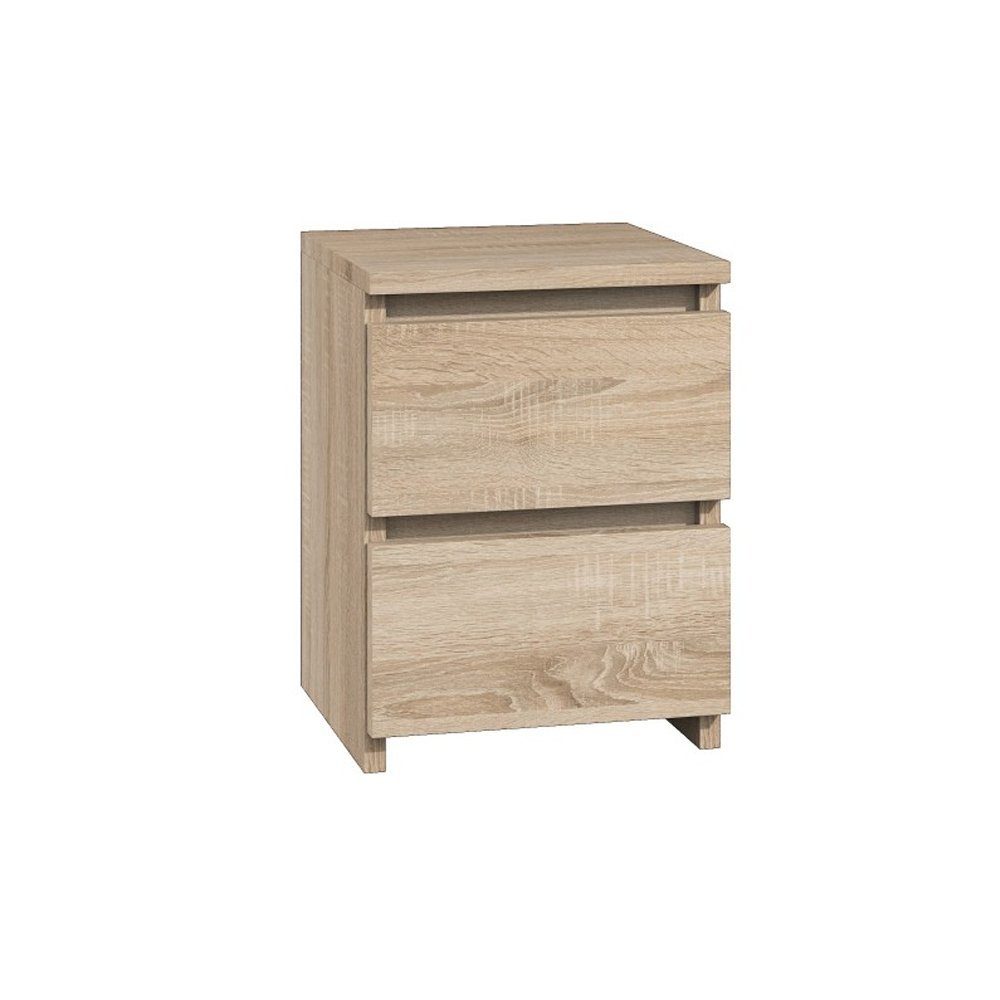 pressiode Nachttisch Kommode mit 2 Schubladen Nachttisch Sideboard Anrichte holz Sonoma